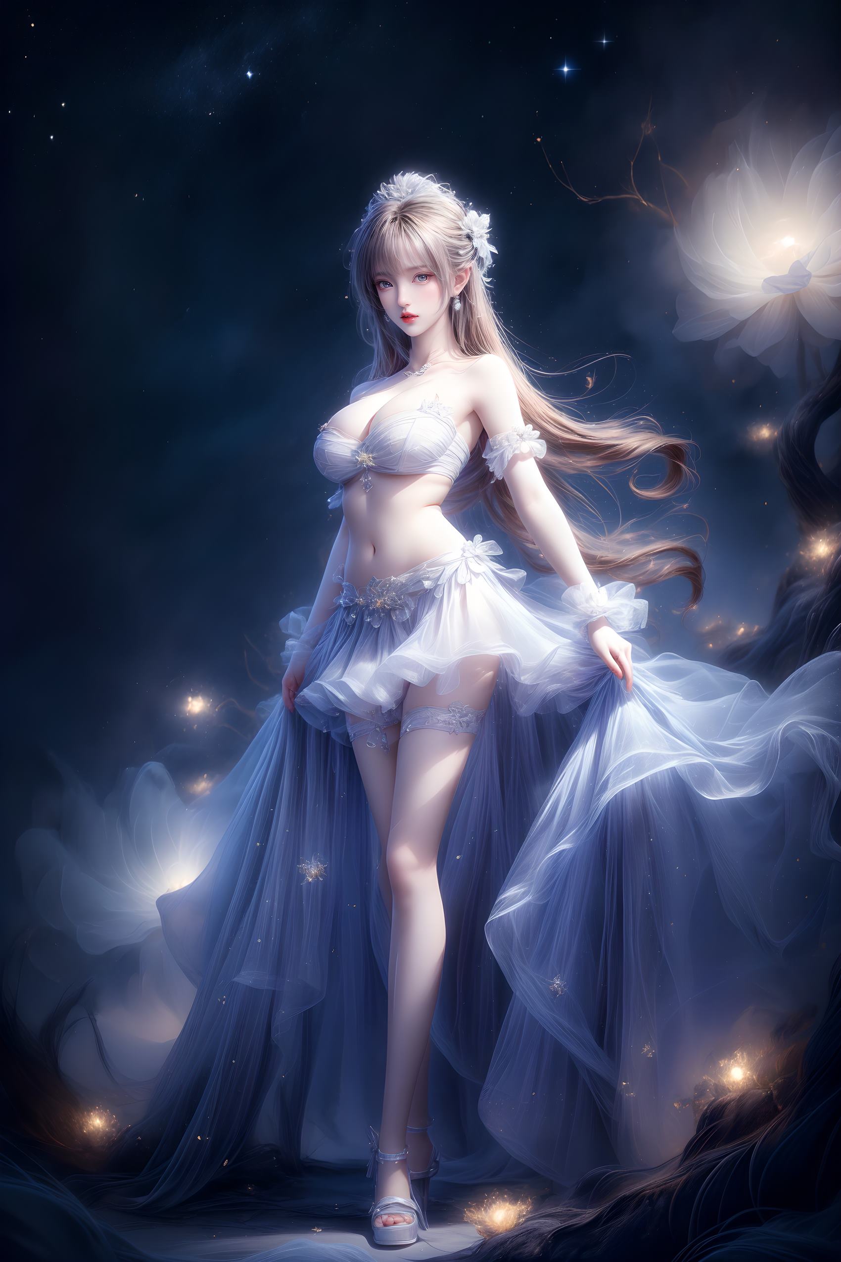 图片[65]-AI绘画 314 紫白少女[95P] – 速更版-美库