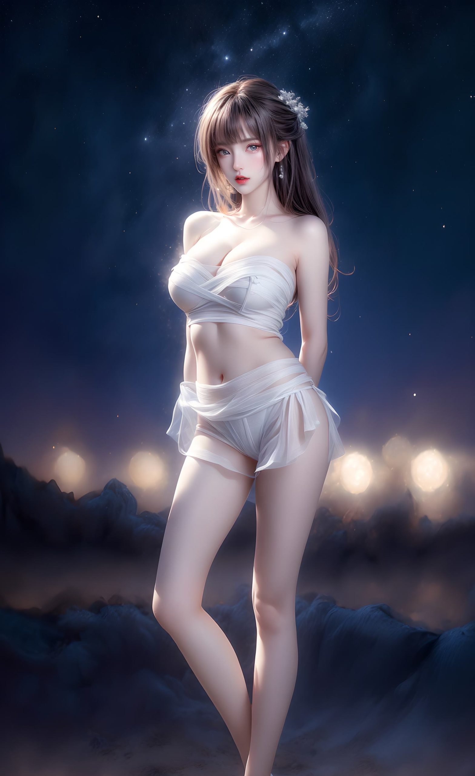 图片[69]-AI绘画 314 紫白少女[95P] – 速更版-美库