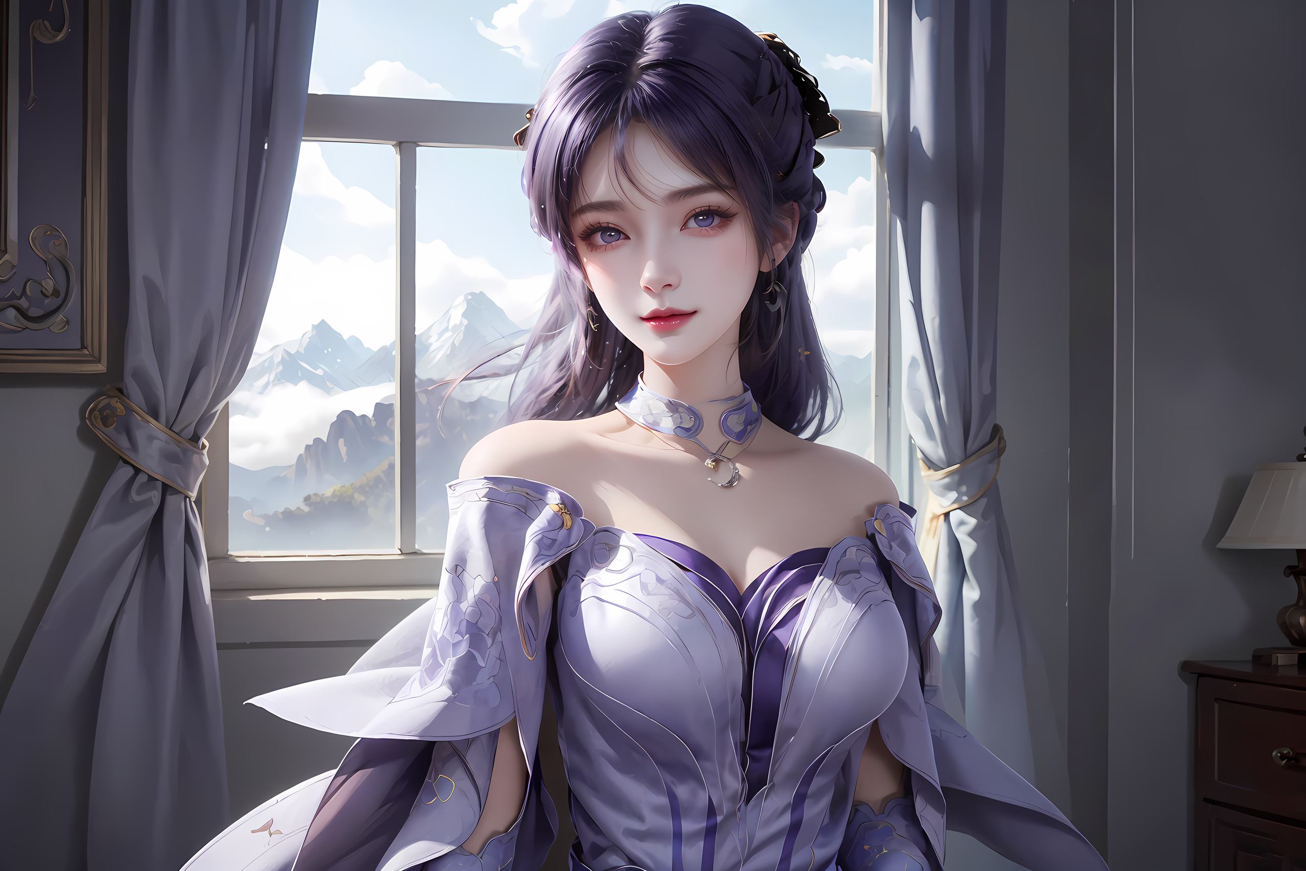 图片[48]-AI绘画 315 姬紫月[52P] – 速更版-美库