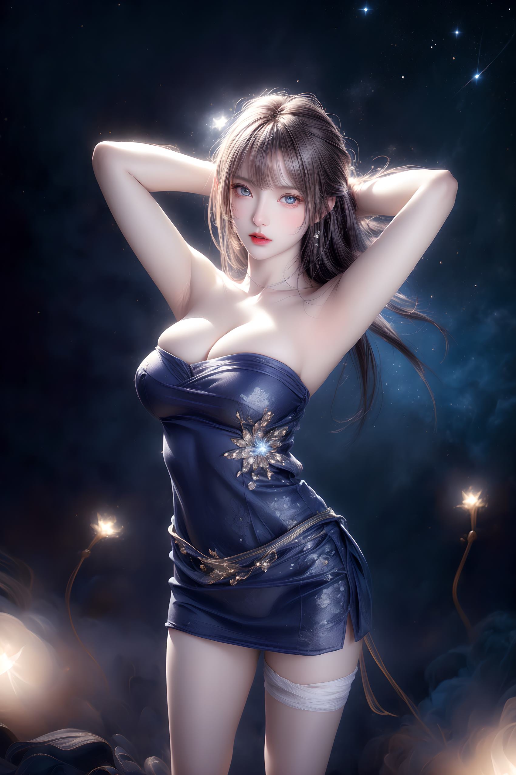 图片[73]-AI绘画 314 紫白少女[95P] – 速更版-美库