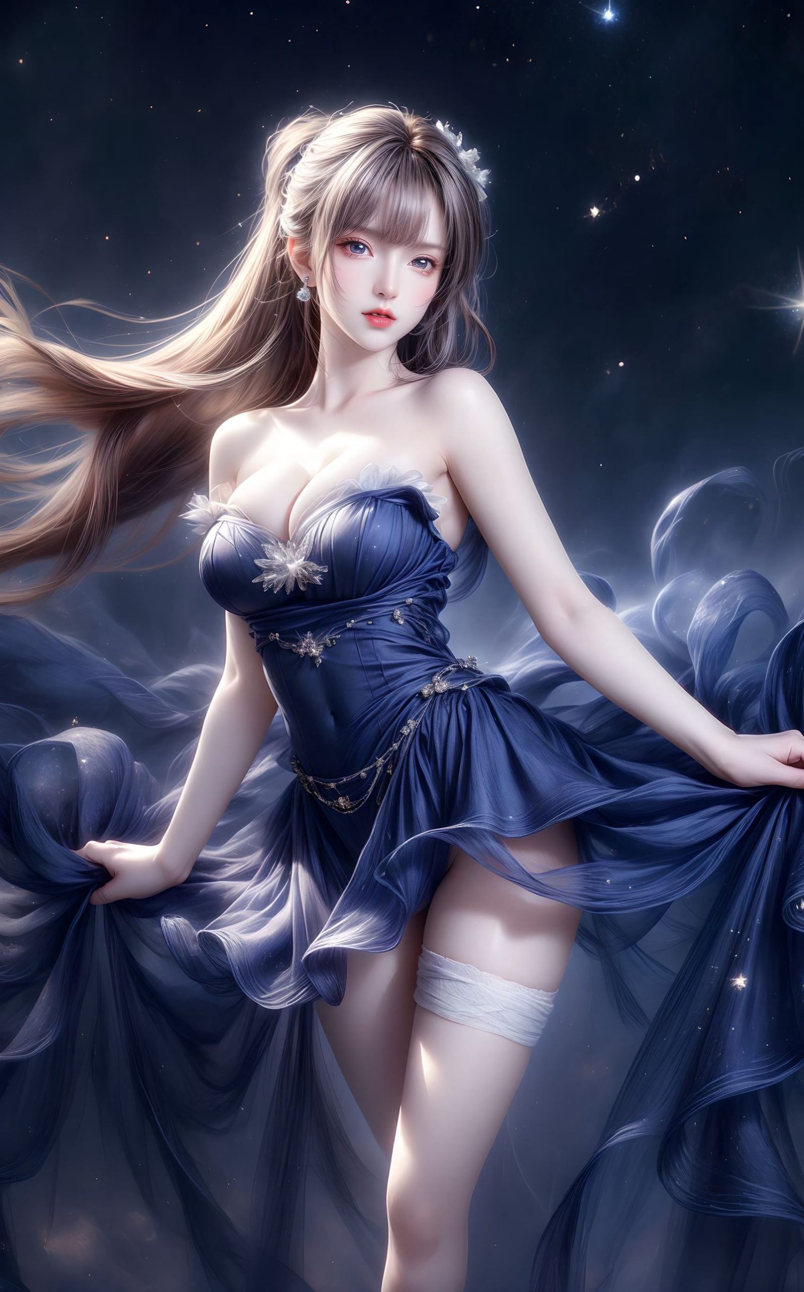 图片[80]-AI绘画 314 紫白少女[95P] – 速更版-美库