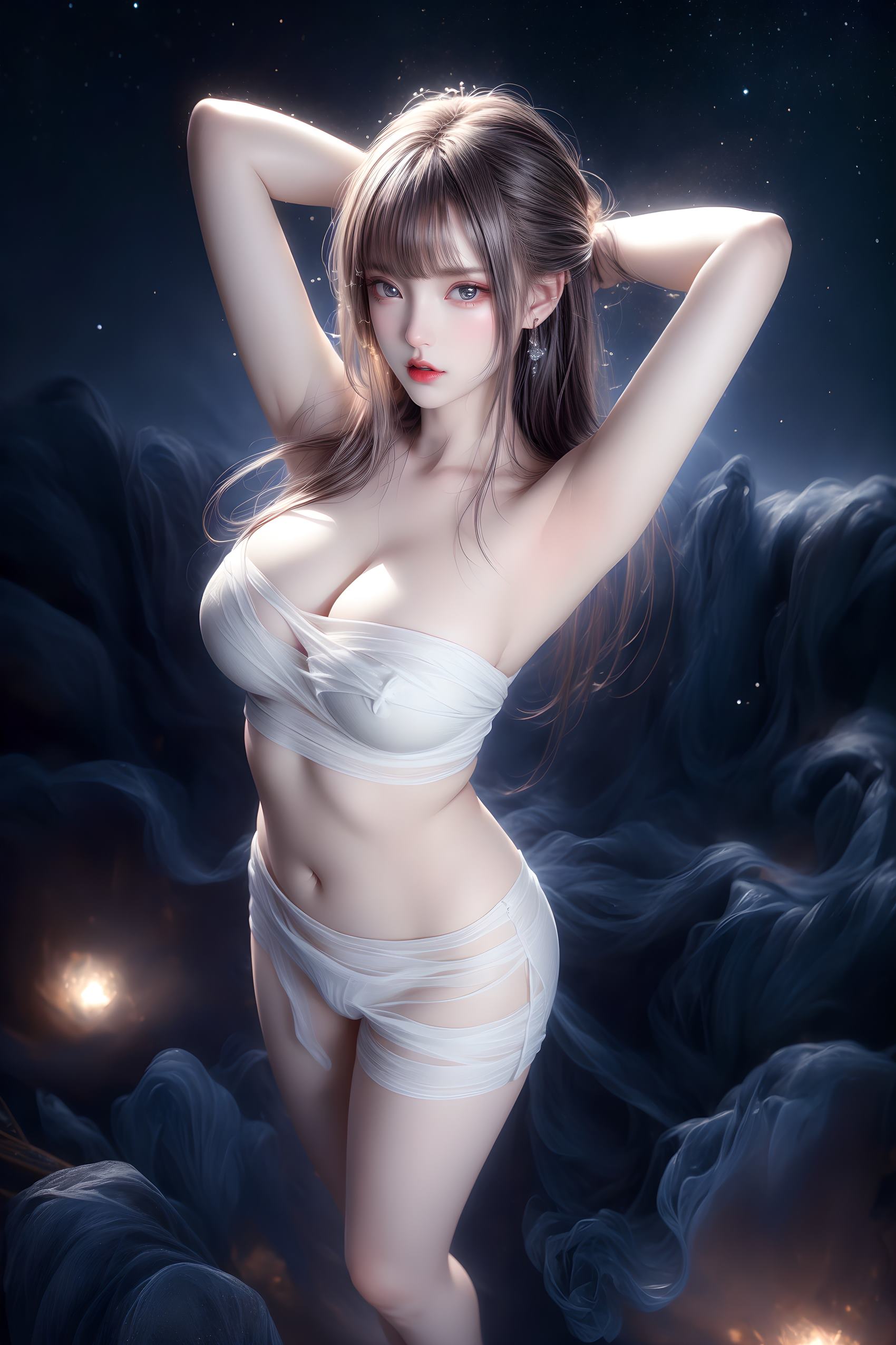 图片[87]-AI绘画 314 紫白少女[95P] – 速更版-美库