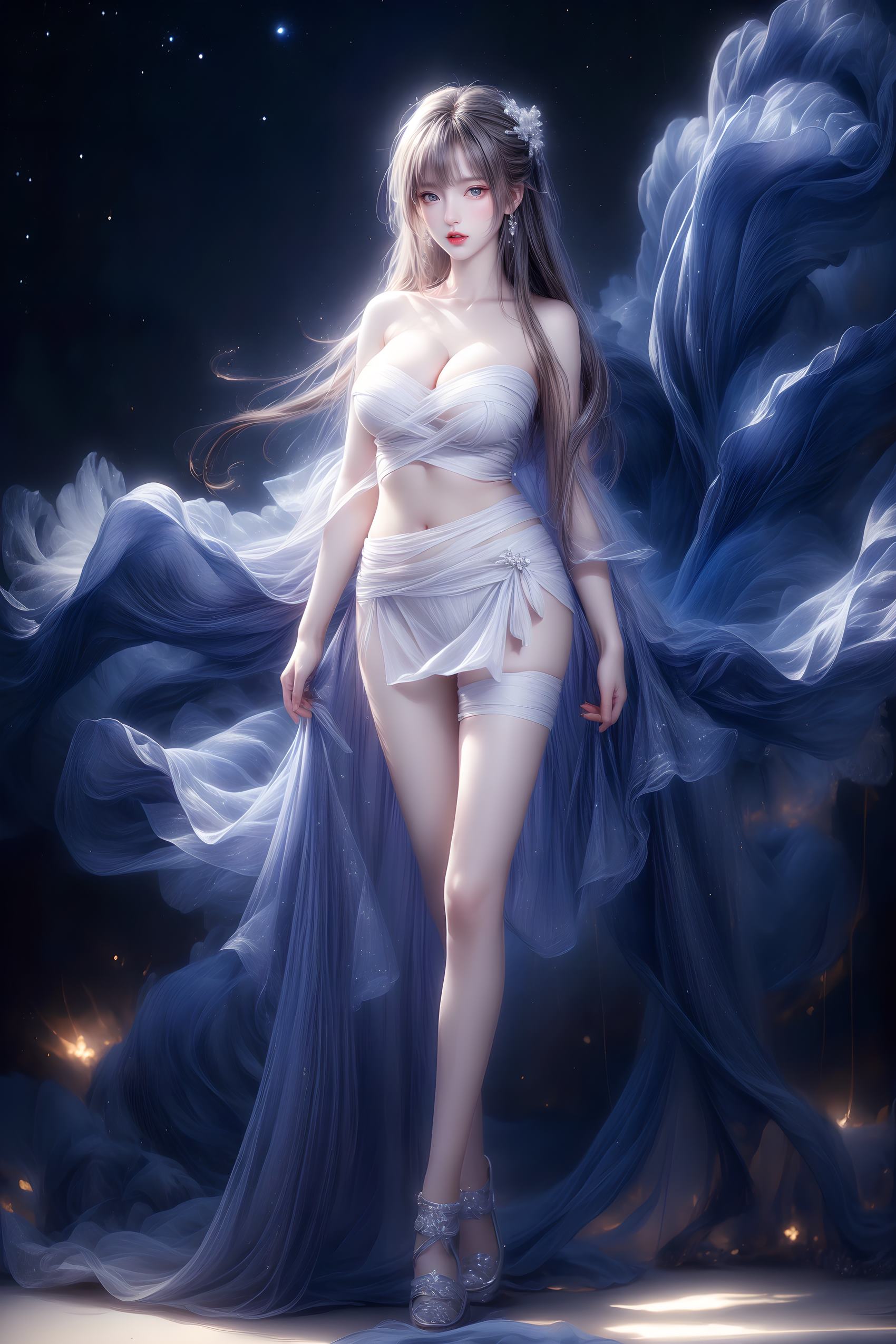 图片[90]-AI绘画 314 紫白少女[95P] – 速更版-美库