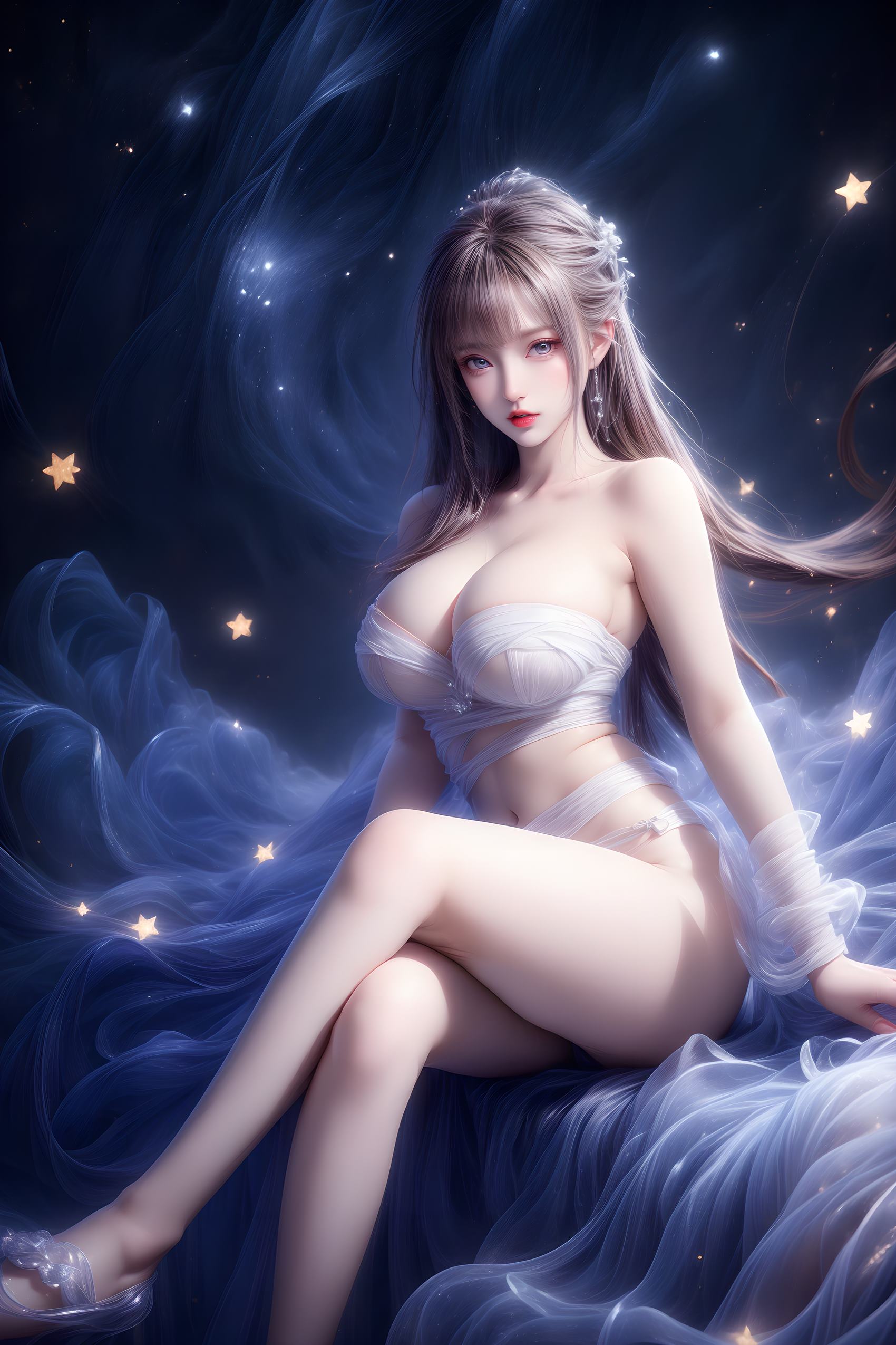 图片[94]-AI绘画 314 紫白少女[95P] – 速更版-美库