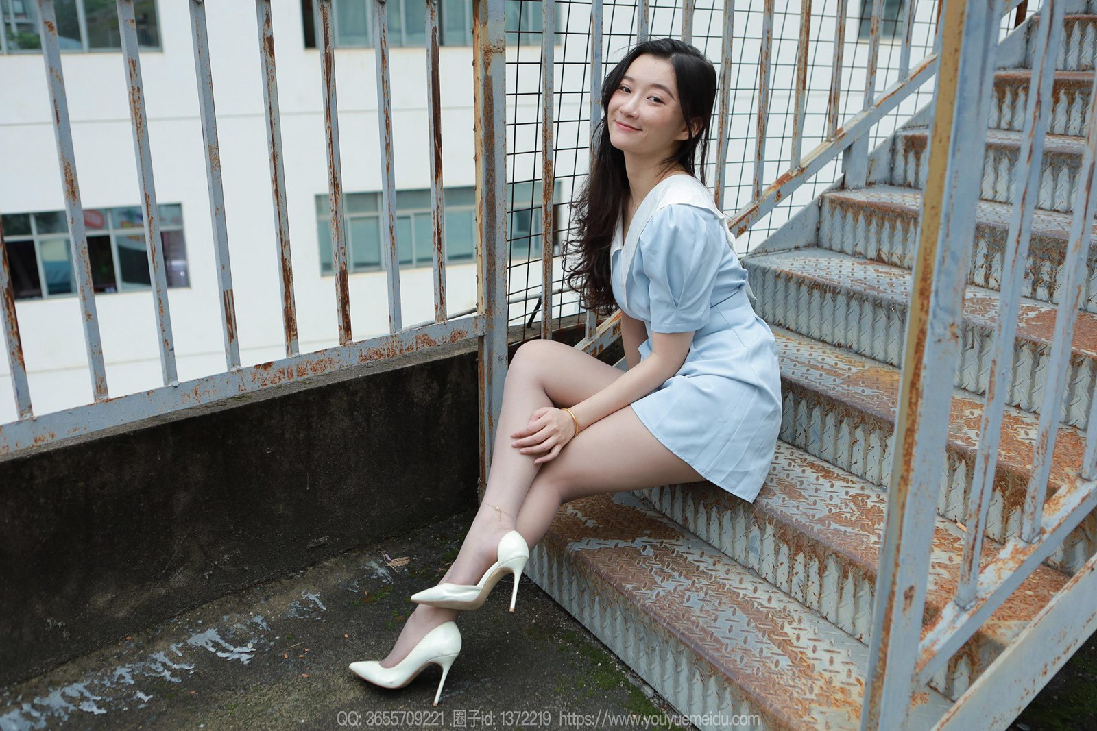 图片[10]-[IESS异思趣向] 2024.04.22 丝享家1722：秋秋《蓝裙甜妹》[89P] – 速更版-美库