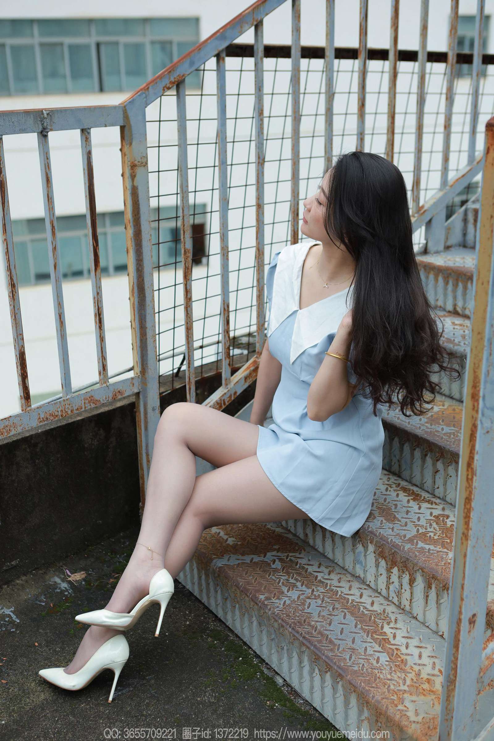 图片[12]-[IESS异思趣向] 2024.04.22 丝享家1722：秋秋《蓝裙甜妹》[89P] – 速更版-美库