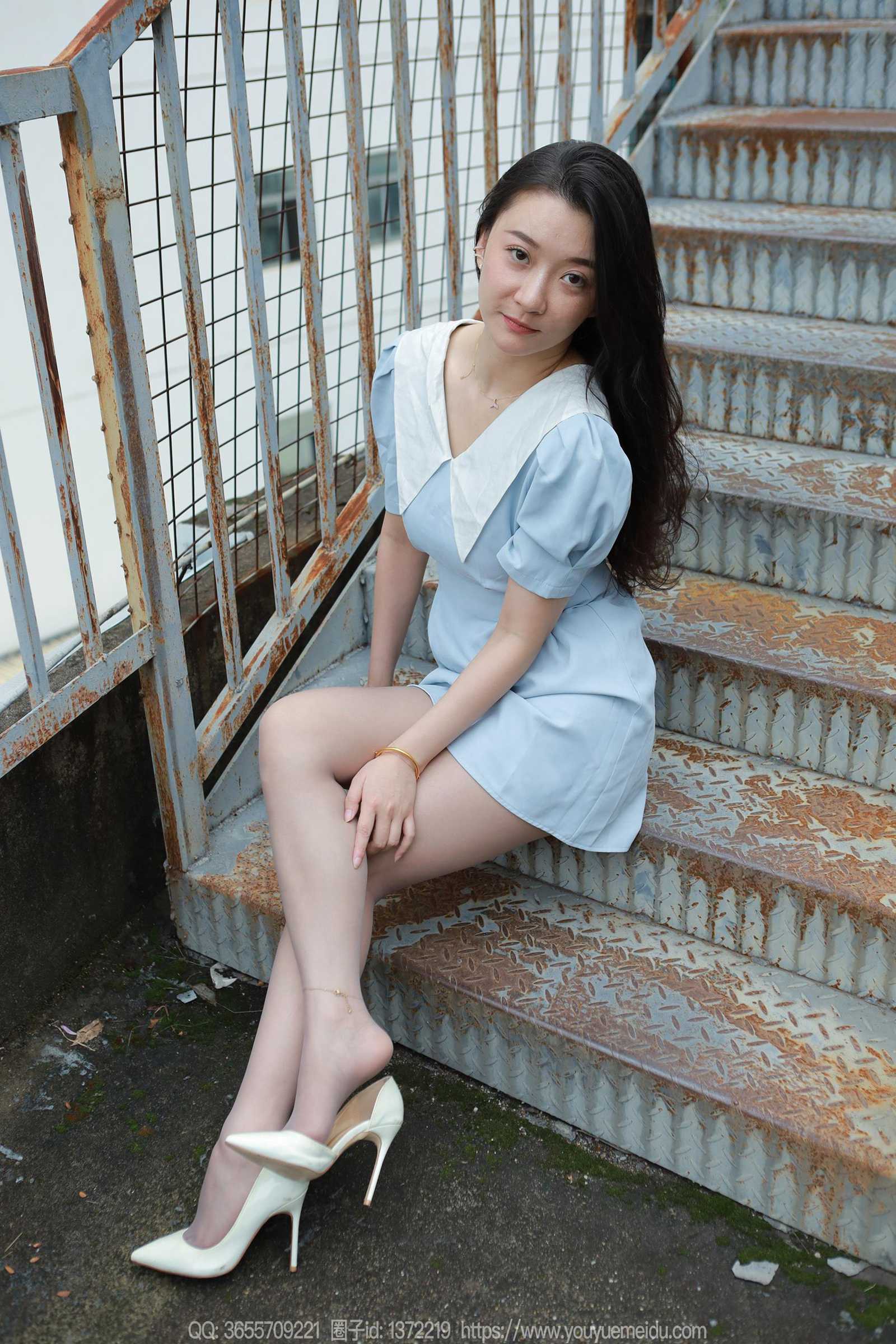 图片[15]-[IESS异思趣向] 2024.04.22 丝享家1722：秋秋《蓝裙甜妹》[89P] – 速更版-美库