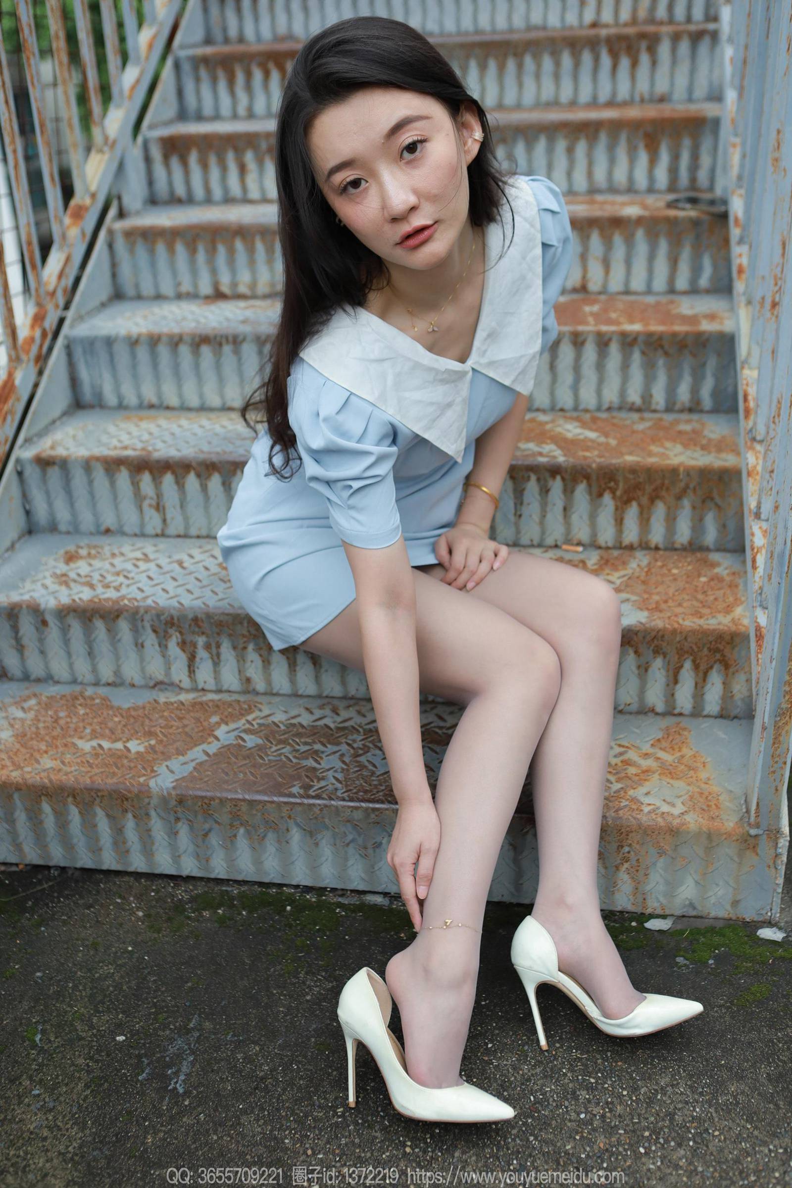 图片[25]-[IESS异思趣向] 2024.04.22 丝享家1722：秋秋《蓝裙甜妹》[89P] – 速更版-美库