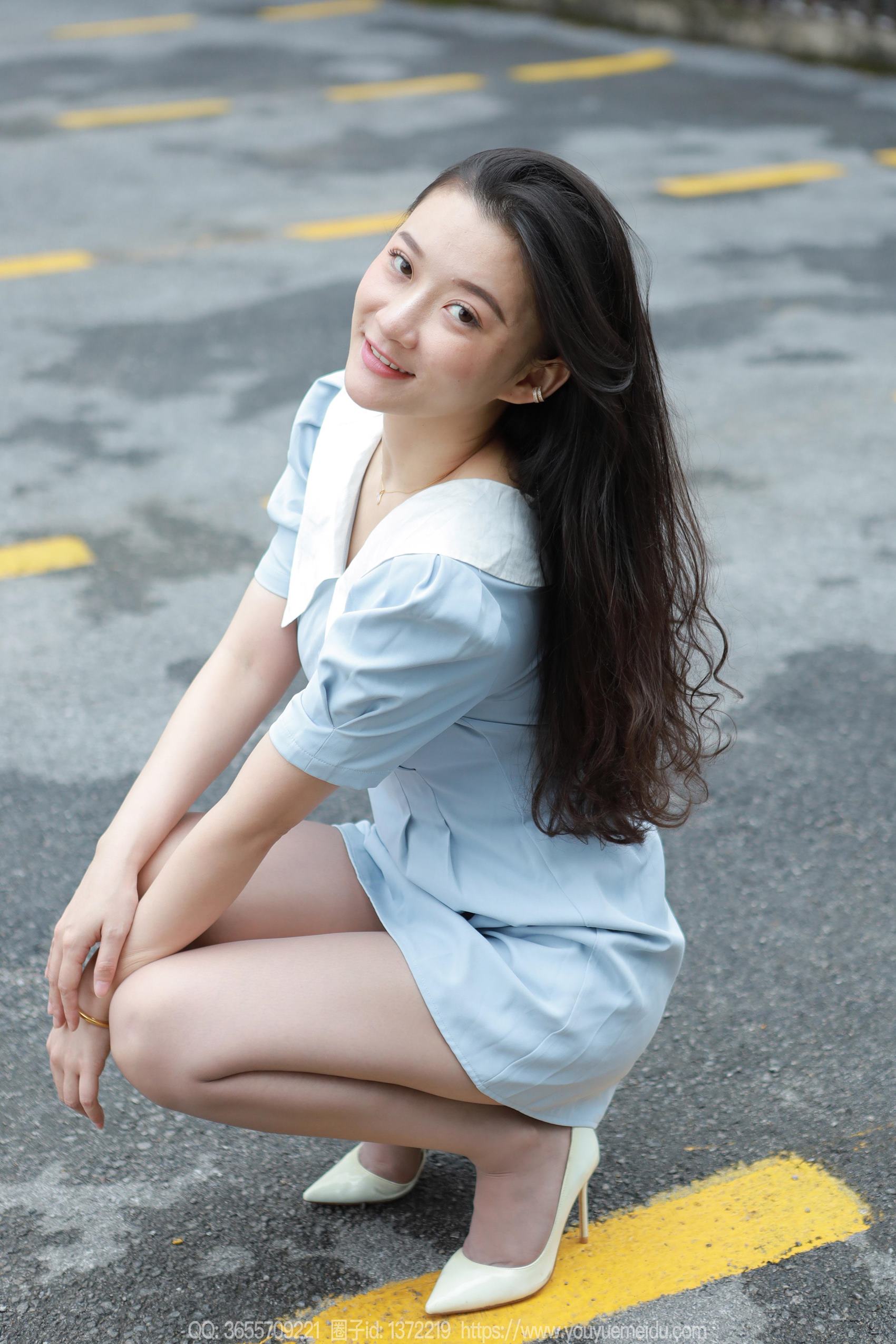 图片[51]-[IESS异思趣向] 2024.04.22 丝享家1722：秋秋《蓝裙甜妹》[89P] – 速更版-美库