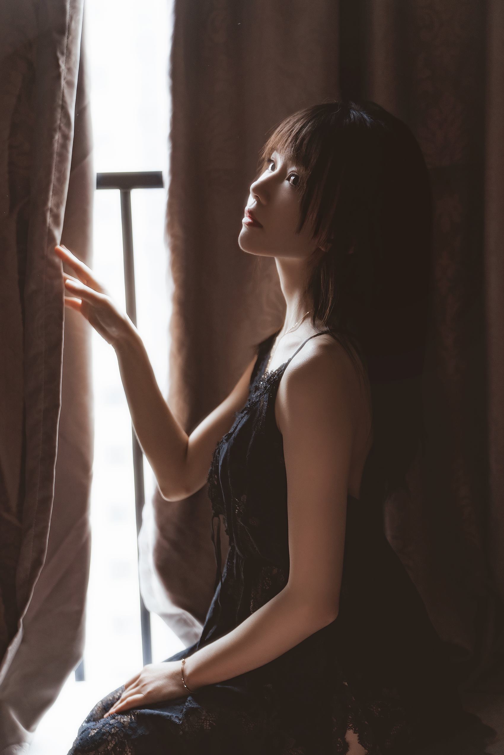 图片[13]-桜桃喵 – 黑[21P] – 速更版-美库