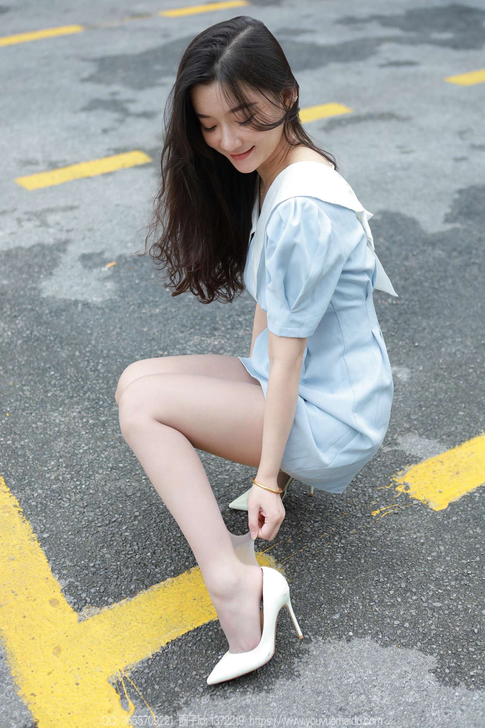 图片[56]-[IESS异思趣向] 2024.04.22 丝享家1722：秋秋《蓝裙甜妹》[89P] – 速更版-美库