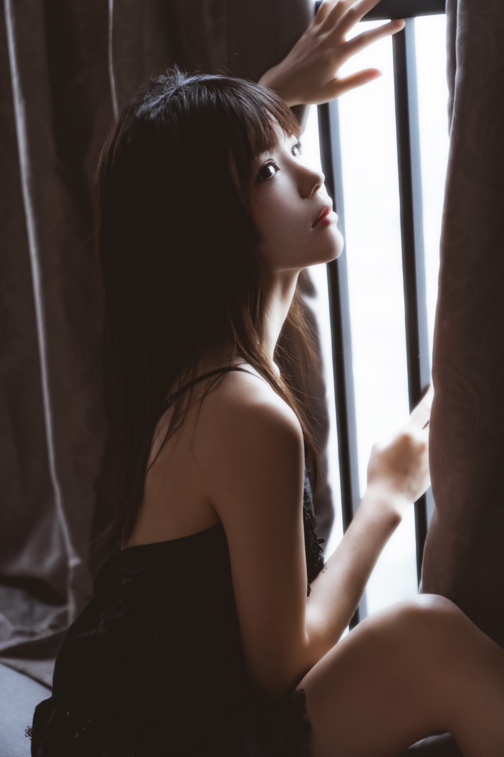 图片[17]-桜桃喵 – 黑[21P] – 速更版-美库