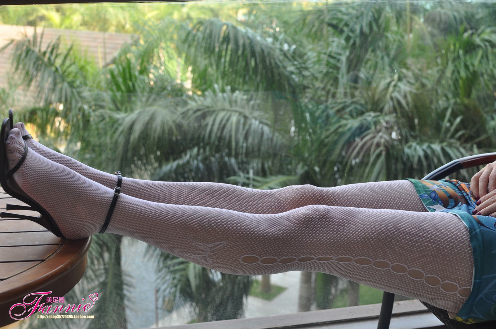 图片[14]-Fannie芬妮每足园 No.477 夏日的天堂 极致高跟白网丝[57P] – 速更版-美库