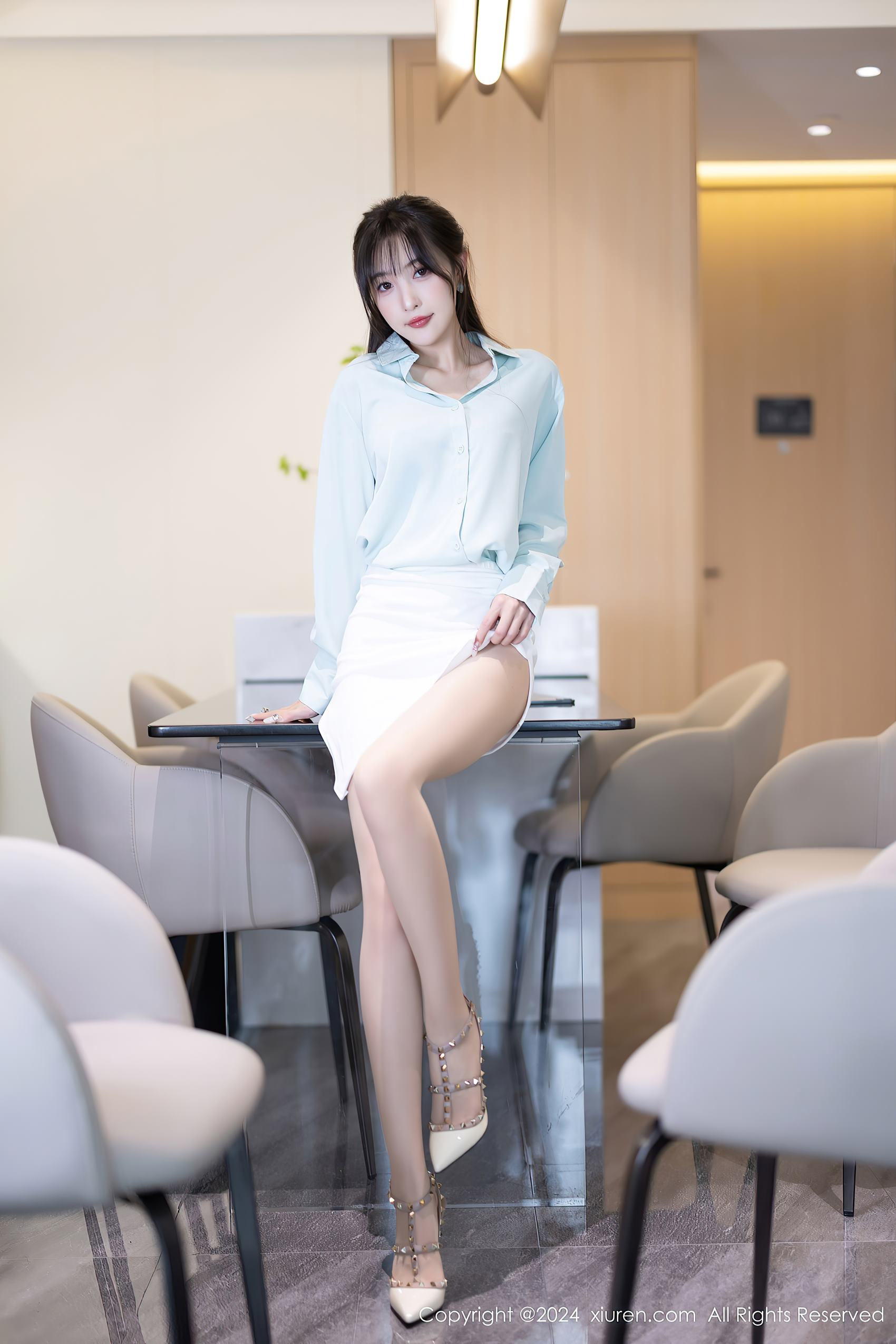 图片[22]-[Xiuren秀人网]2024.05.23 NO.8589 林星阑 文秘小助理 [32+1P] – 速更版-美库