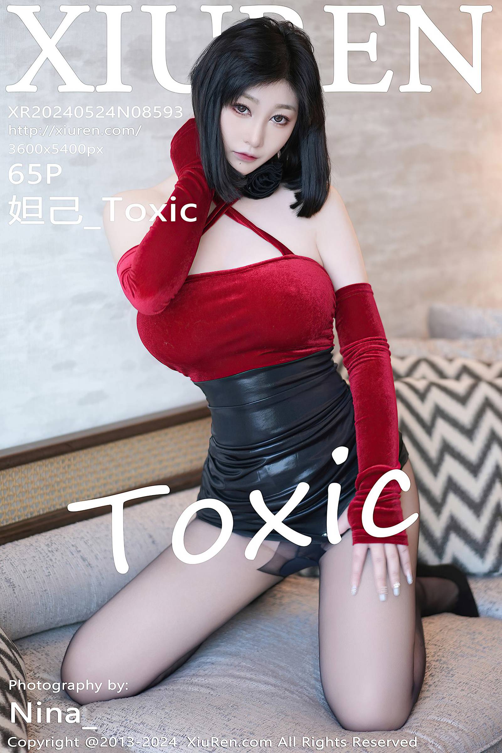 图片[11]-[Xiuren秀人网]2024.05.24 NO.8593 妲己_Toxic 红色抹胸 [10+1P] – 速更版-美库