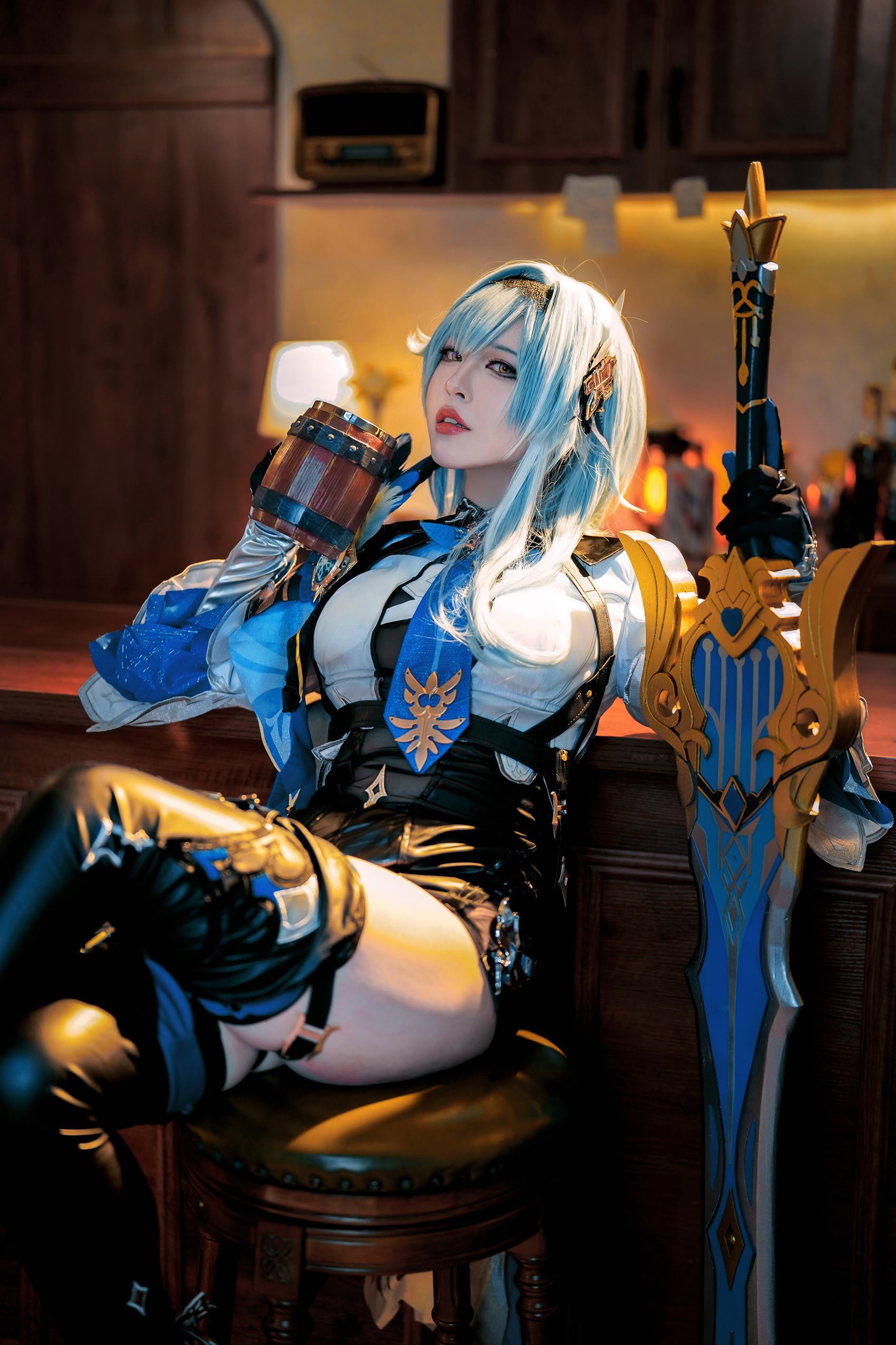 图片[12]-半半子  – 原神优菈[55P] – 速更版-美库