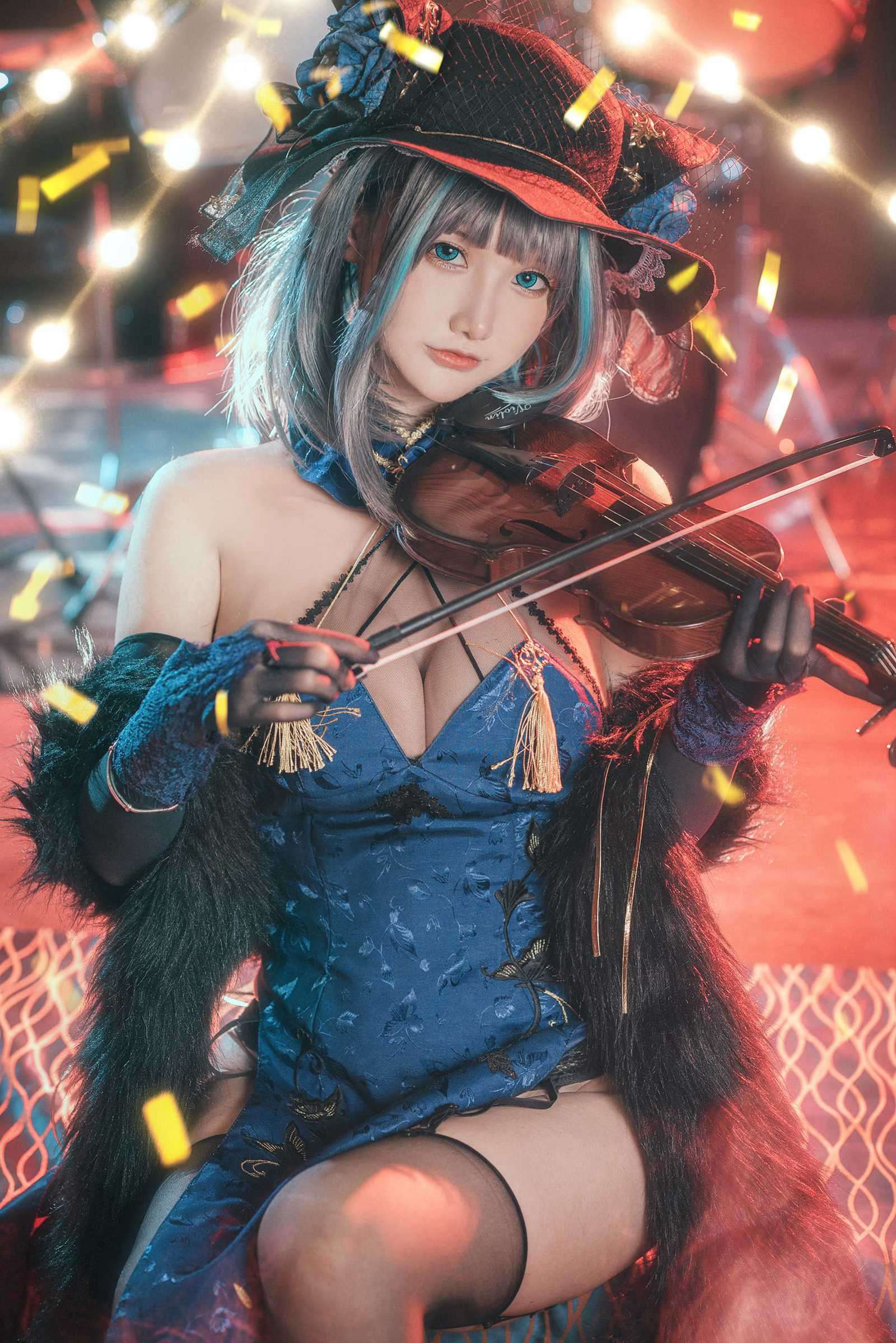 图片[10]-仙九Airi  – 柴郡旗袍[22P] – 速更版-美库