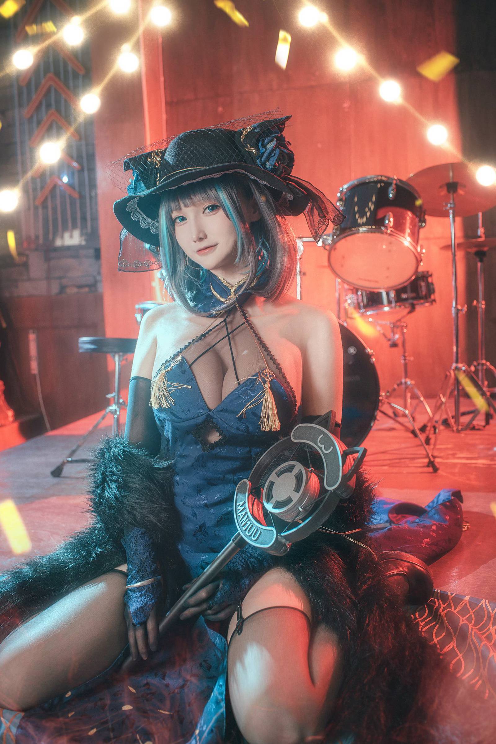 图片[16]-仙九Airi  – 柴郡旗袍[22P] – 速更版-美库