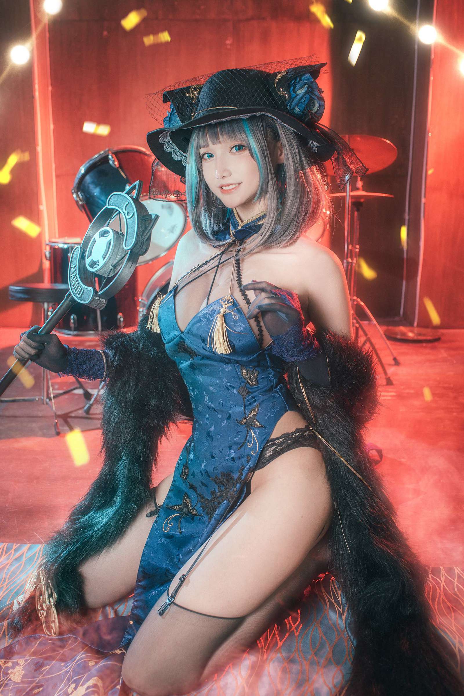 图片[20]-仙九Airi  – 柴郡旗袍[22P] – 速更版-美库