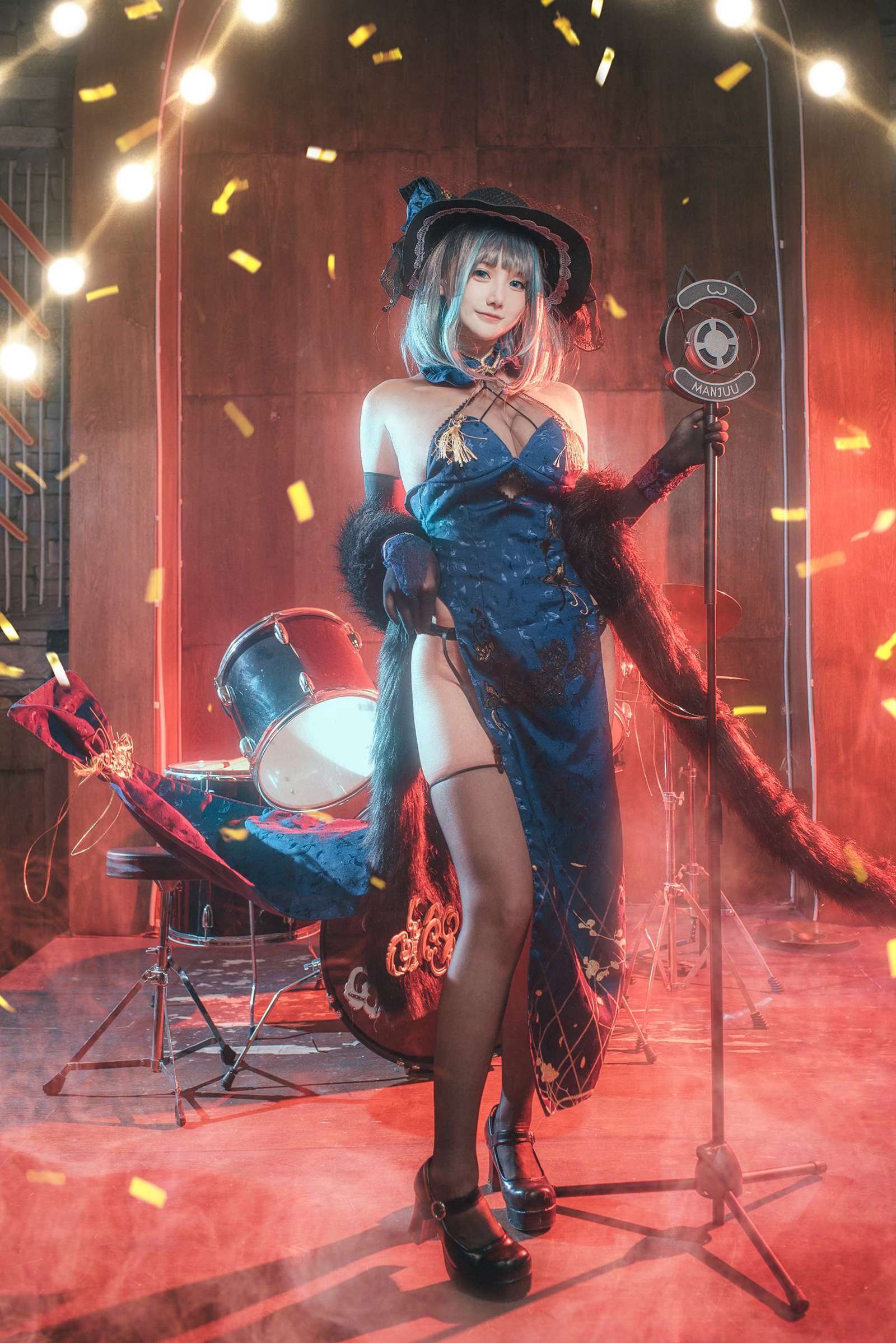 图片[22]-仙九Airi  – 柴郡旗袍[22P] – 速更版-美库