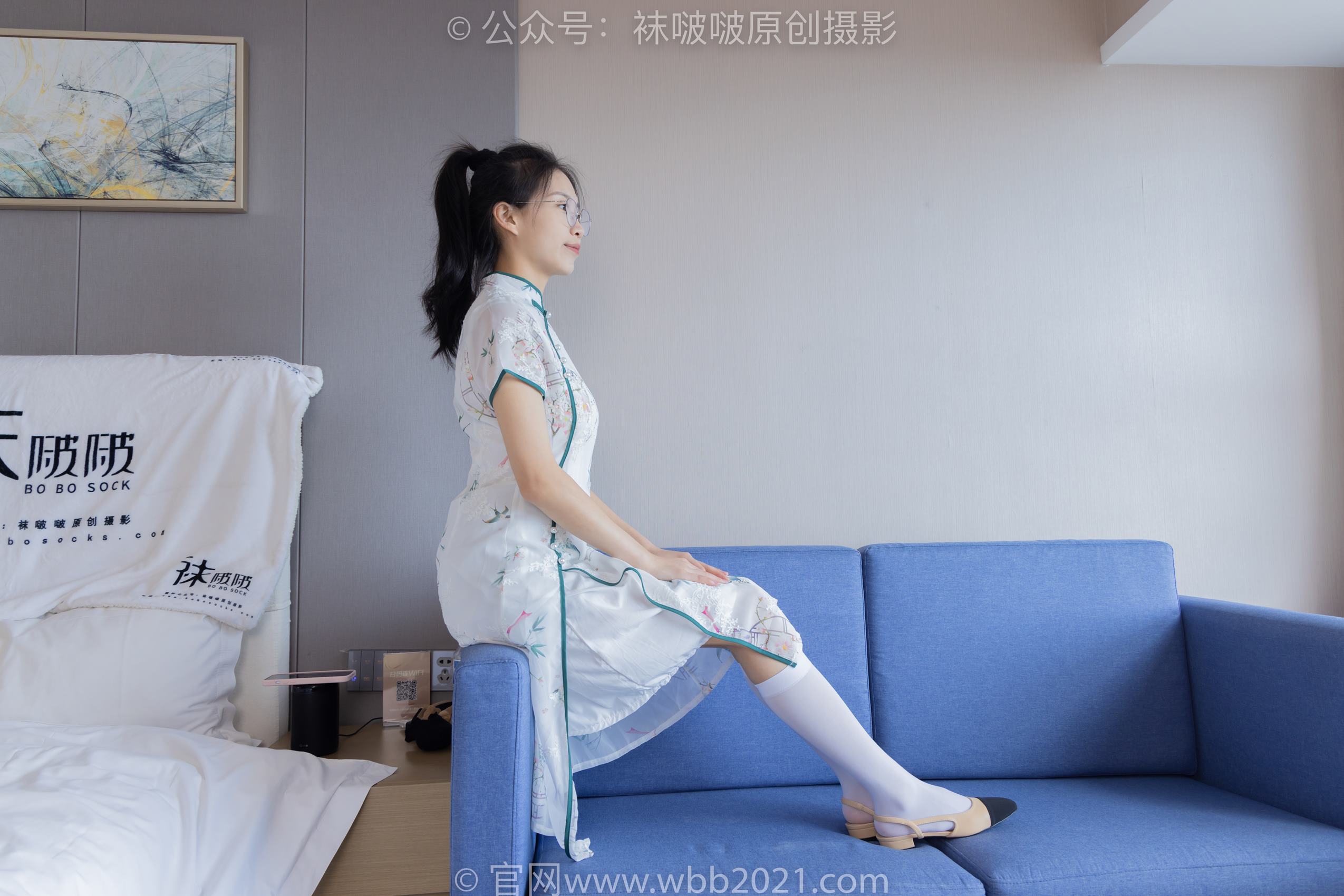 图片[13]-[BoBoSocks袜啵啵]NO.371 芝士-平底鞋、高跟凉鞋、厚白丝小腿袜、短白丝[140P] – 速更版-美库