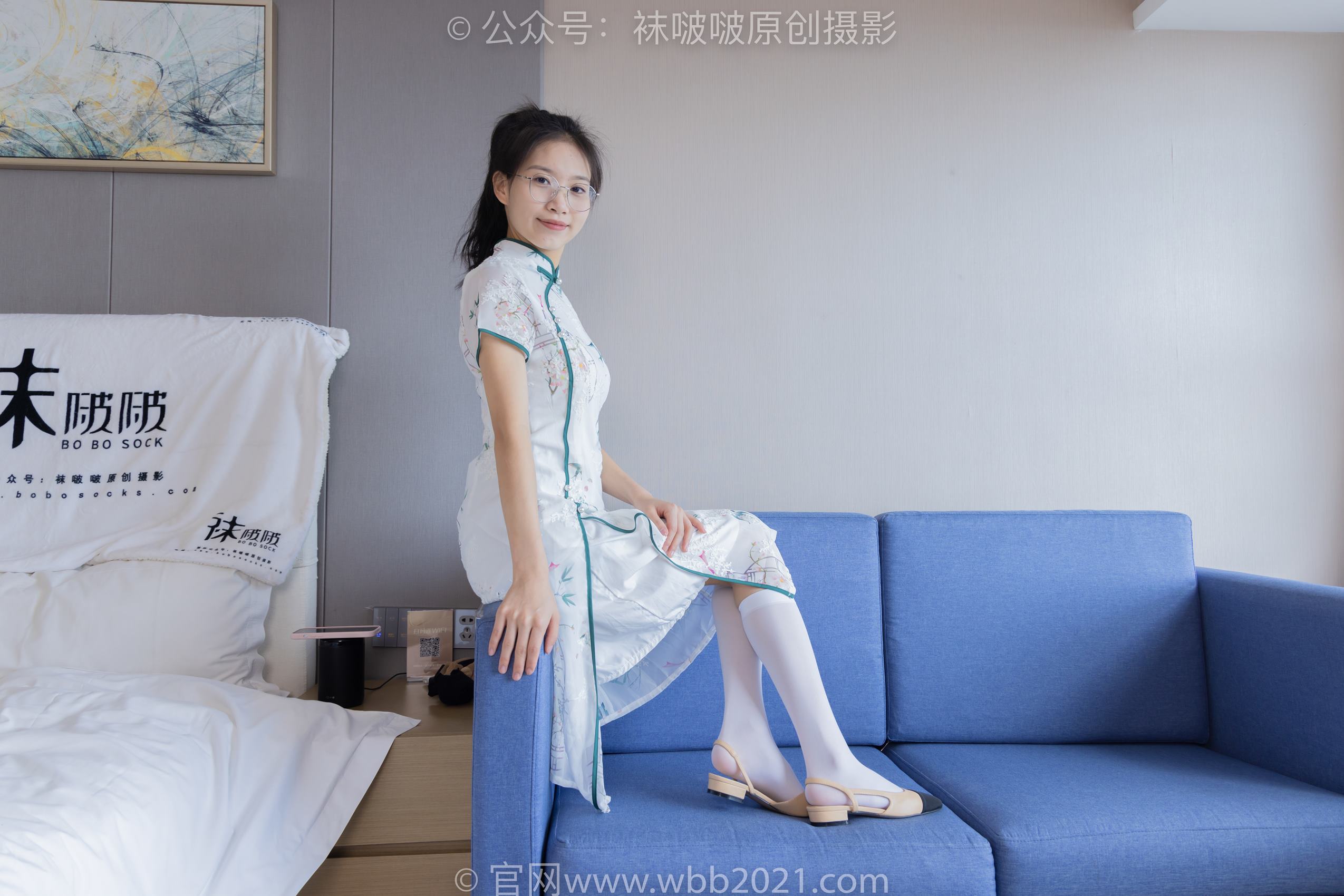 图片[15]-[BoBoSocks袜啵啵]NO.371 芝士-平底鞋、高跟凉鞋、厚白丝小腿袜、短白丝[140P] – 速更版-美库