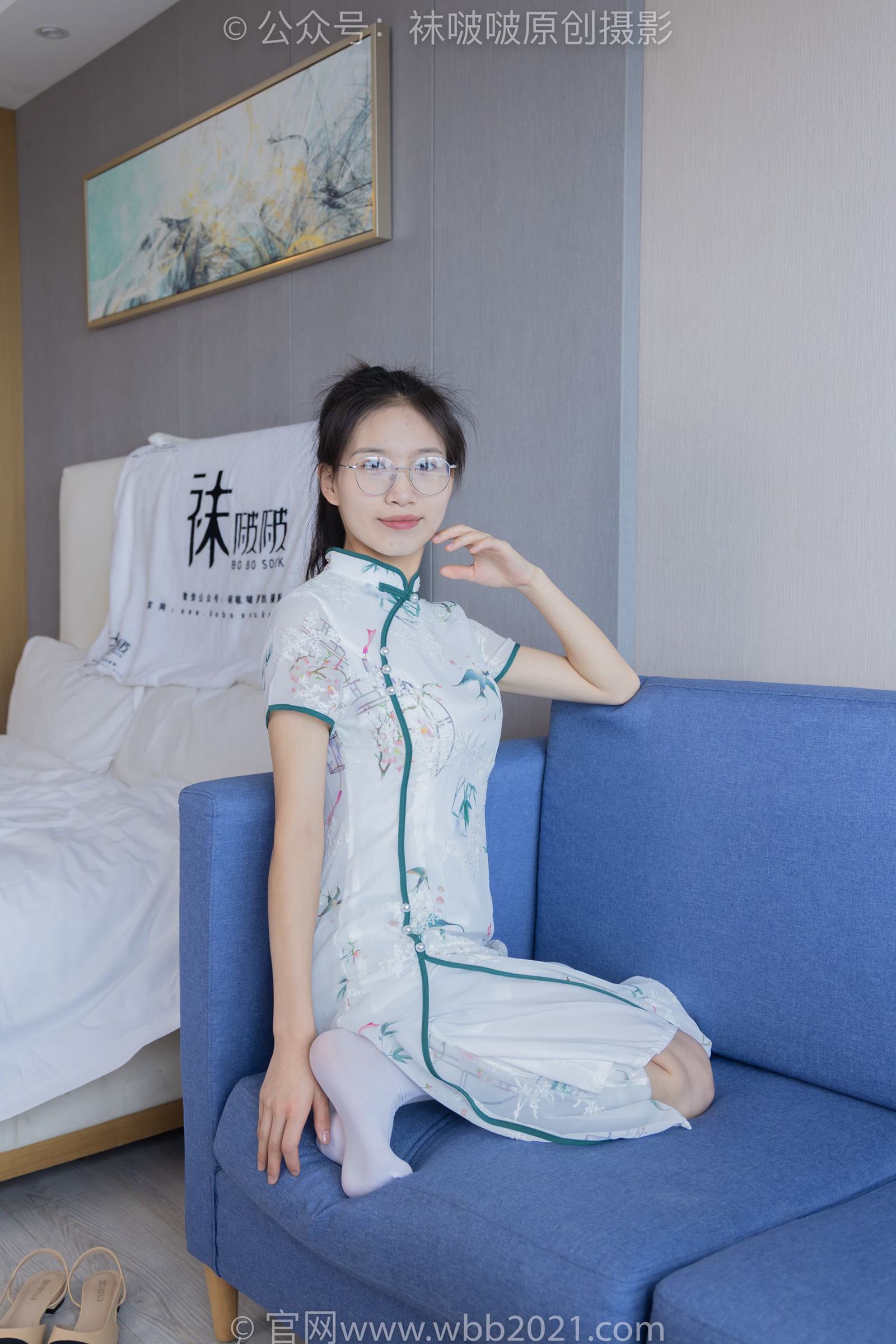 图片[37]-[BoBoSocks袜啵啵]NO.371 芝士-平底鞋、高跟凉鞋、厚白丝小腿袜、短白丝[140P] – 速更版-美库