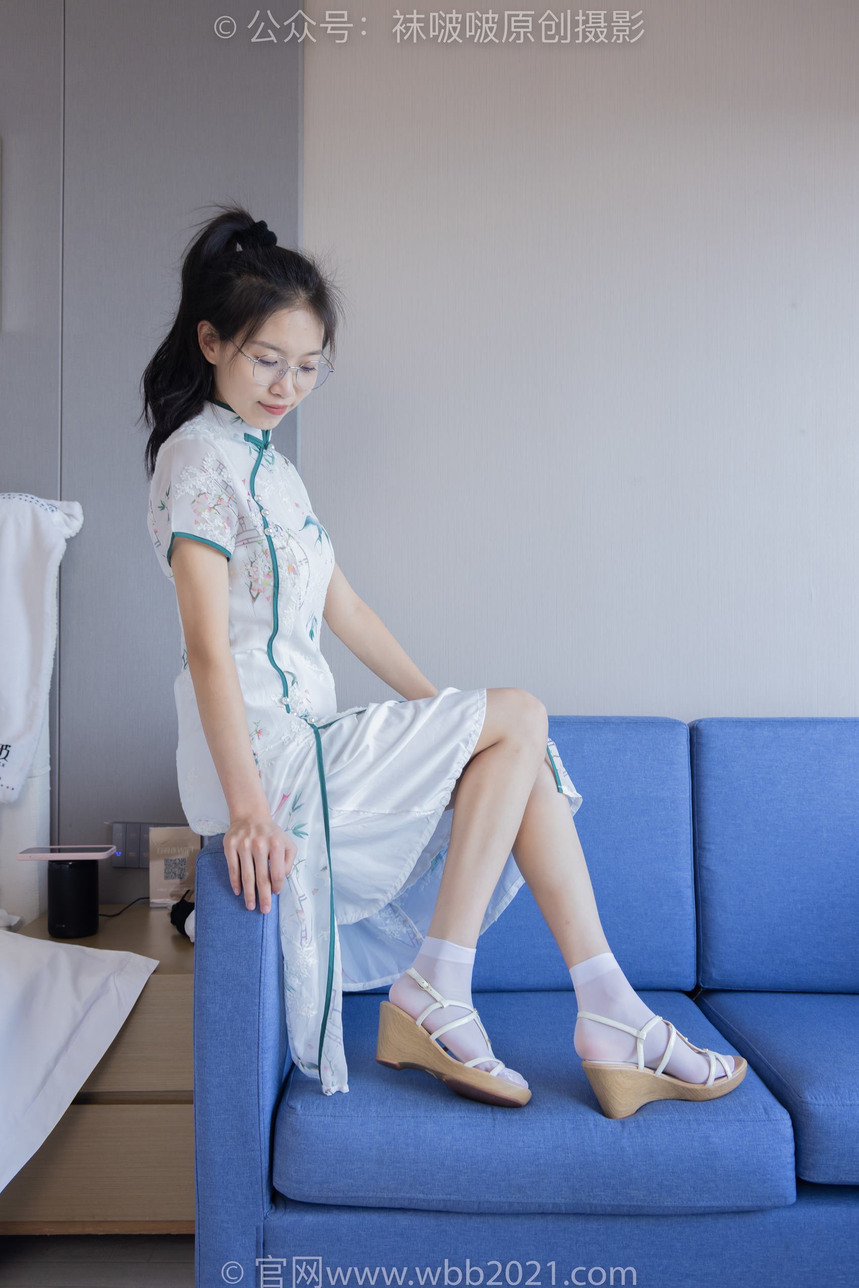 图片[63]-[BoBoSocks袜啵啵]NO.371 芝士-平底鞋、高跟凉鞋、厚白丝小腿袜、短白丝[140P] – 速更版-美库