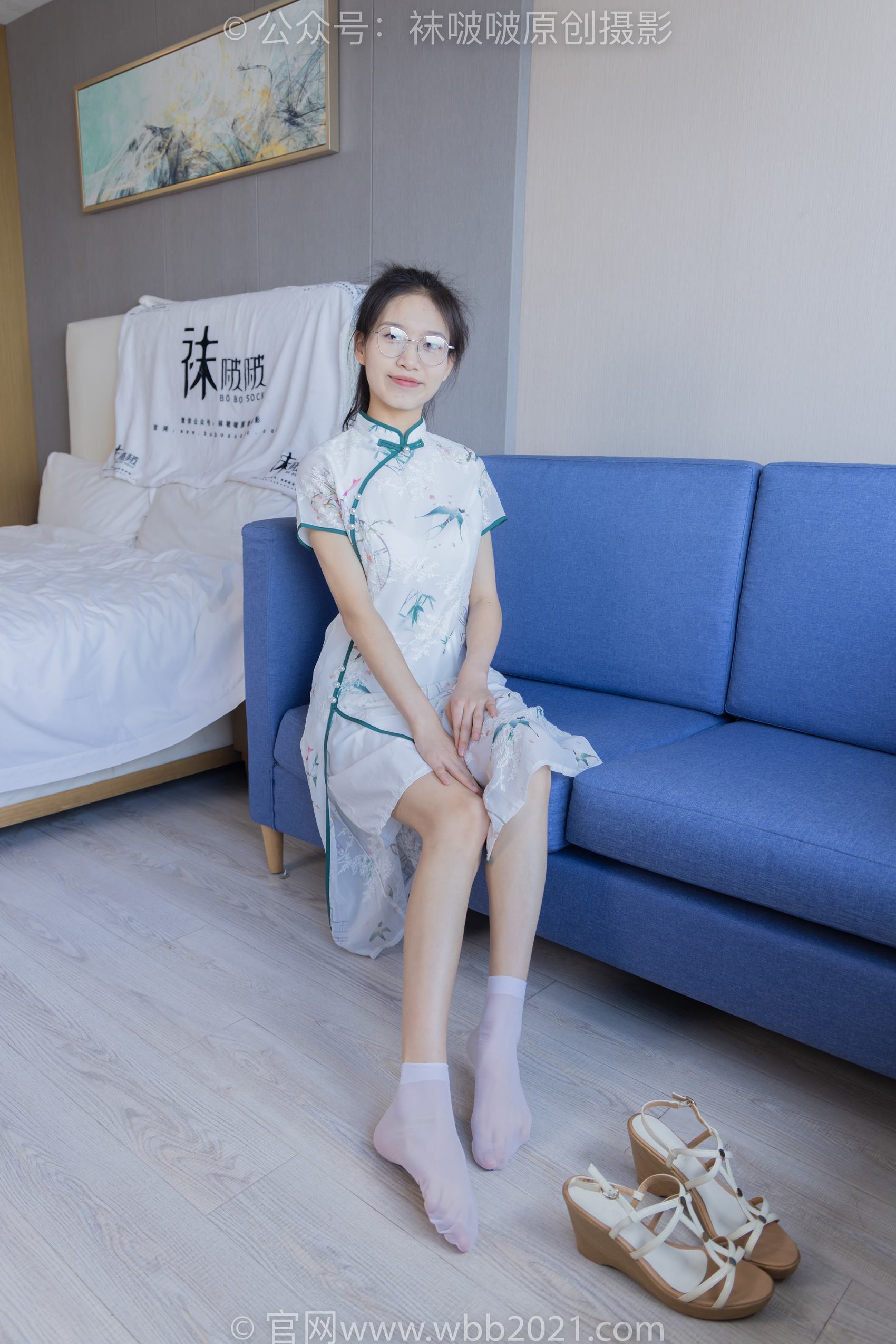 图片[82]-[BoBoSocks袜啵啵]NO.371 芝士-平底鞋、高跟凉鞋、厚白丝小腿袜、短白丝[140P] – 速更版-美库