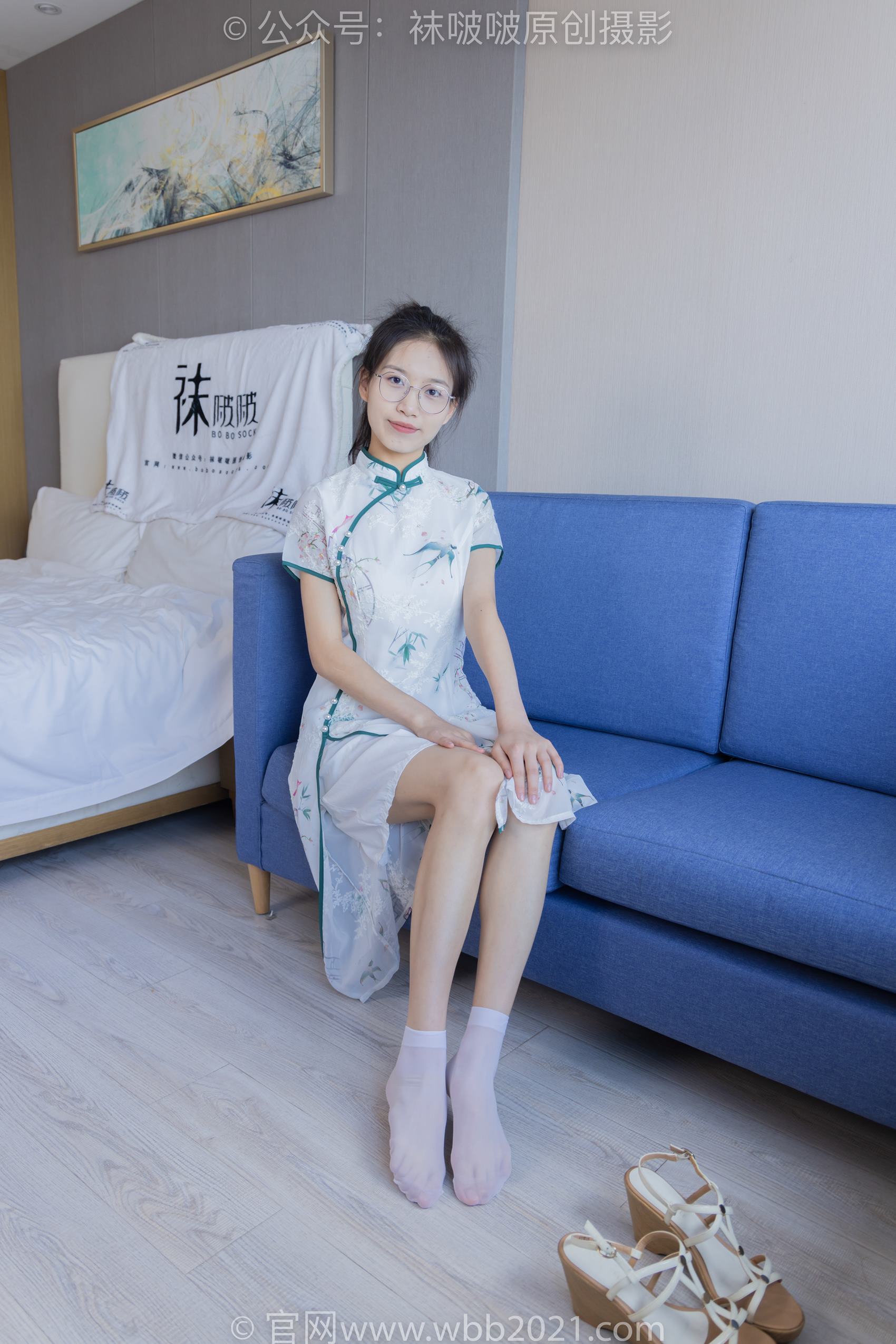 图片[83]-[BoBoSocks袜啵啵]NO.371 芝士-平底鞋、高跟凉鞋、厚白丝小腿袜、短白丝[140P] – 速更版-美库