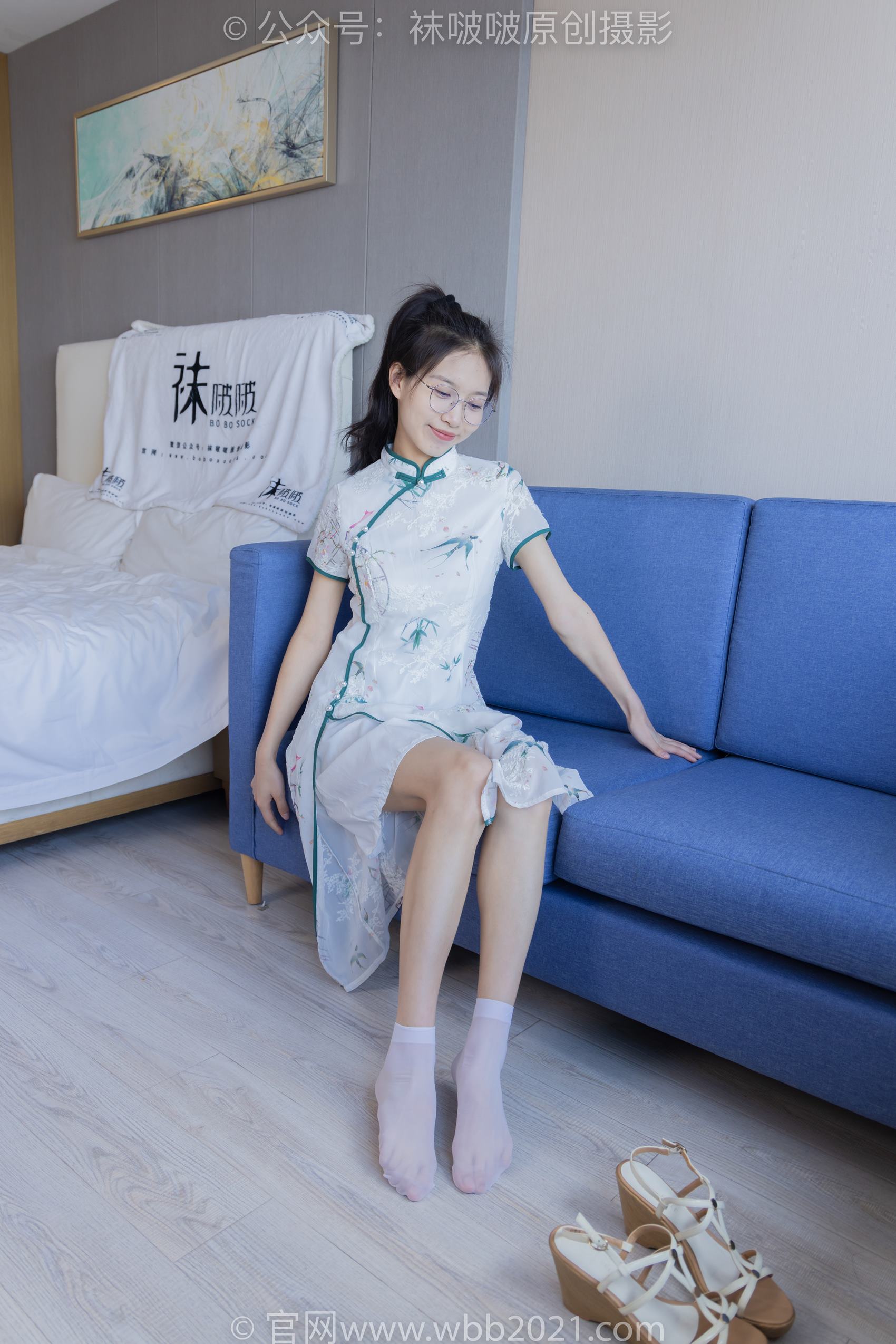 图片[85]-[BoBoSocks袜啵啵]NO.371 芝士-平底鞋、高跟凉鞋、厚白丝小腿袜、短白丝[140P] – 速更版-美库
