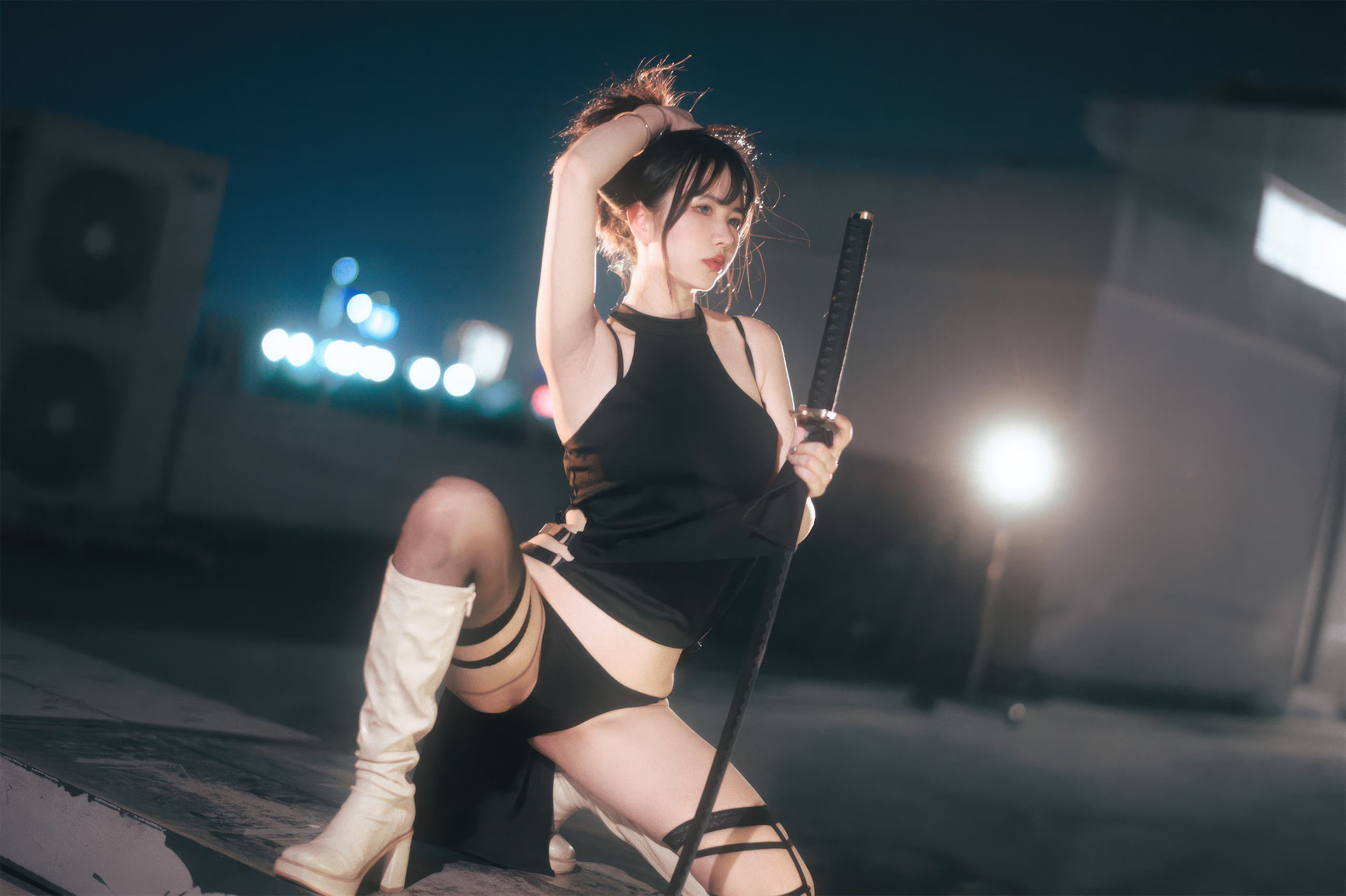 图片[18]-Tina很妖孽呀 – 战斗服旗袍[20P] – 速更版-美库