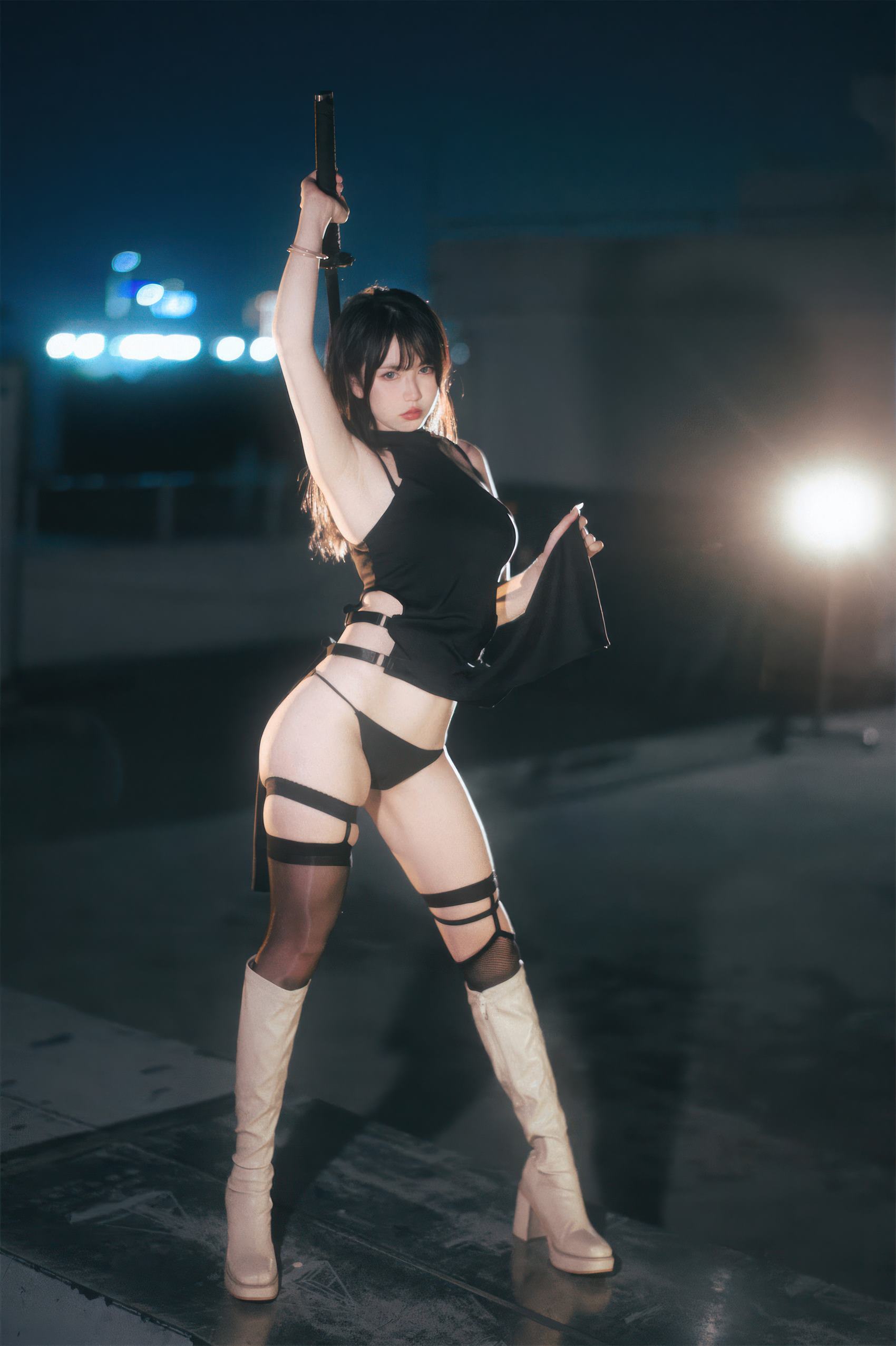 图片[20]-Tina很妖孽呀 – 战斗服旗袍[20P] – 速更版-美库