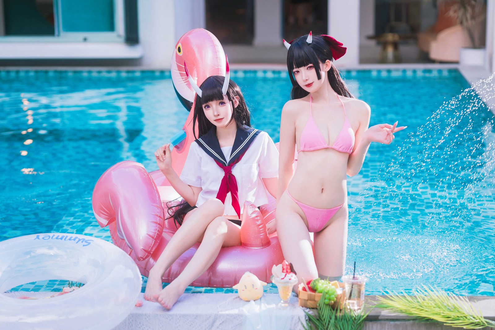 图片[24]-封疆疆 x 祖木子 – 能代 x 酒匂泳装[43P] – 速更版-美库