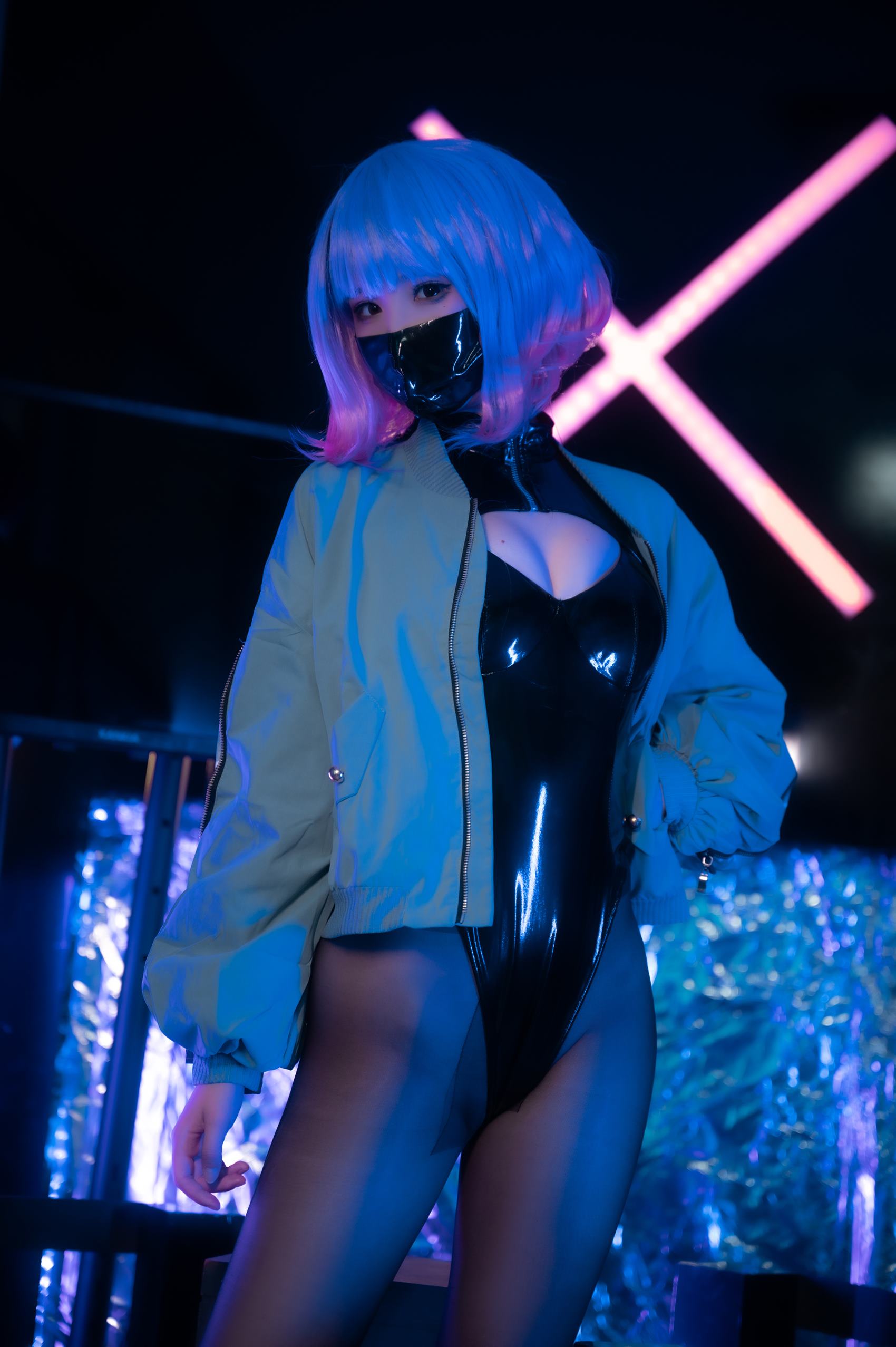 图片[23]-Quan冉有点饿  – 高叉兔女郎[25P] – 速更版-美库