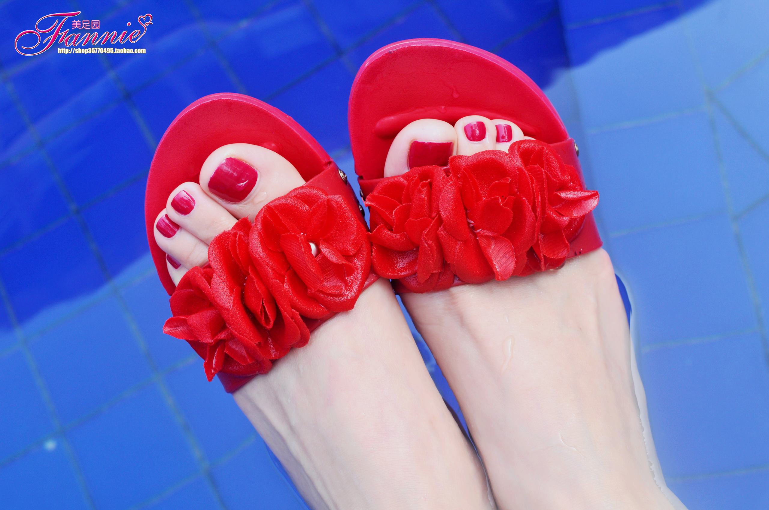 图片[30]-Fannie芬妮每足园 No.487 夏日的天堂 裸足凉拖2[35P] – 速更版-美库