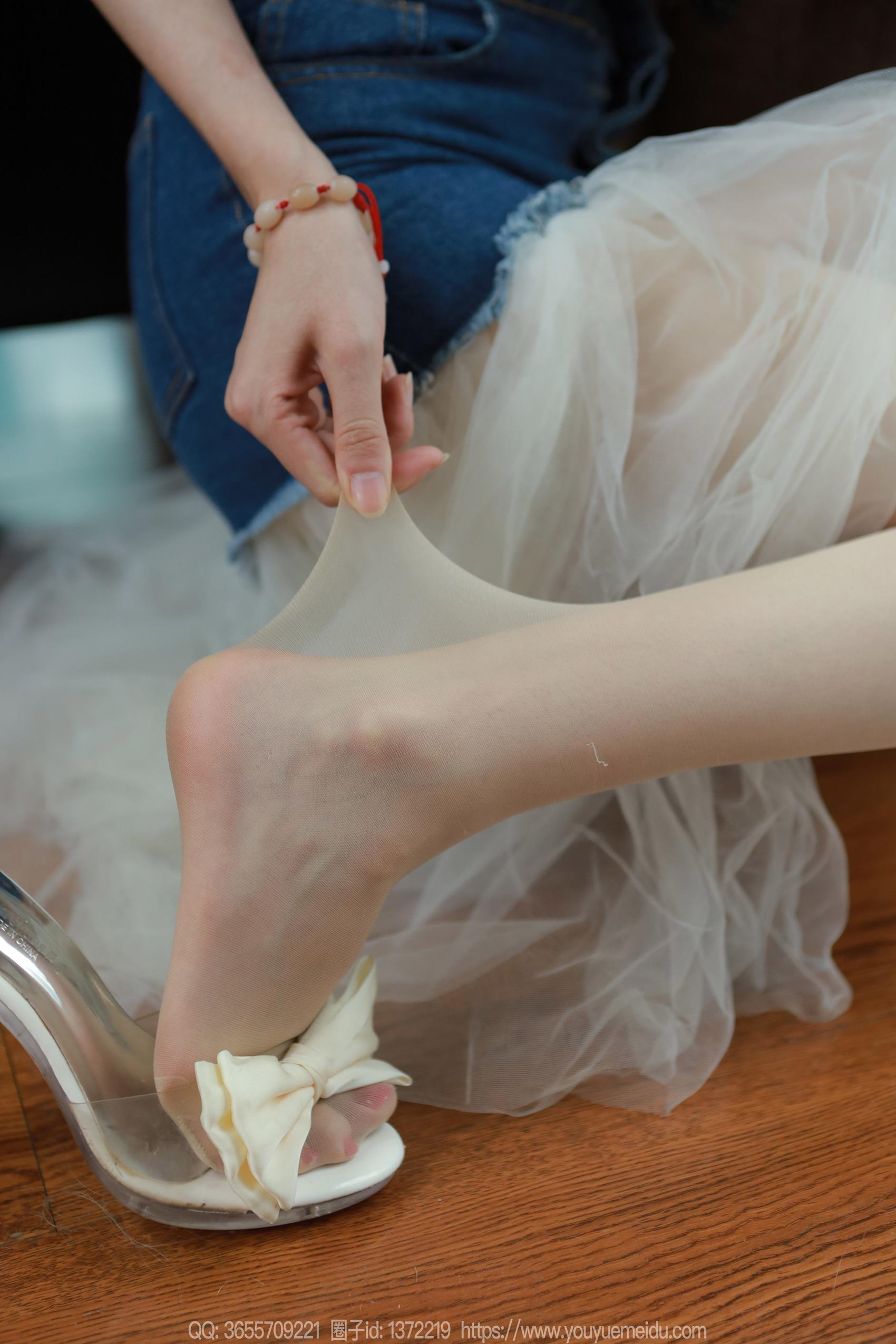 图片[15]-[IESS异思趣向] 2024.04.28 丝享家1727：团团《长腿白纱》[86P] – 速更版-美库