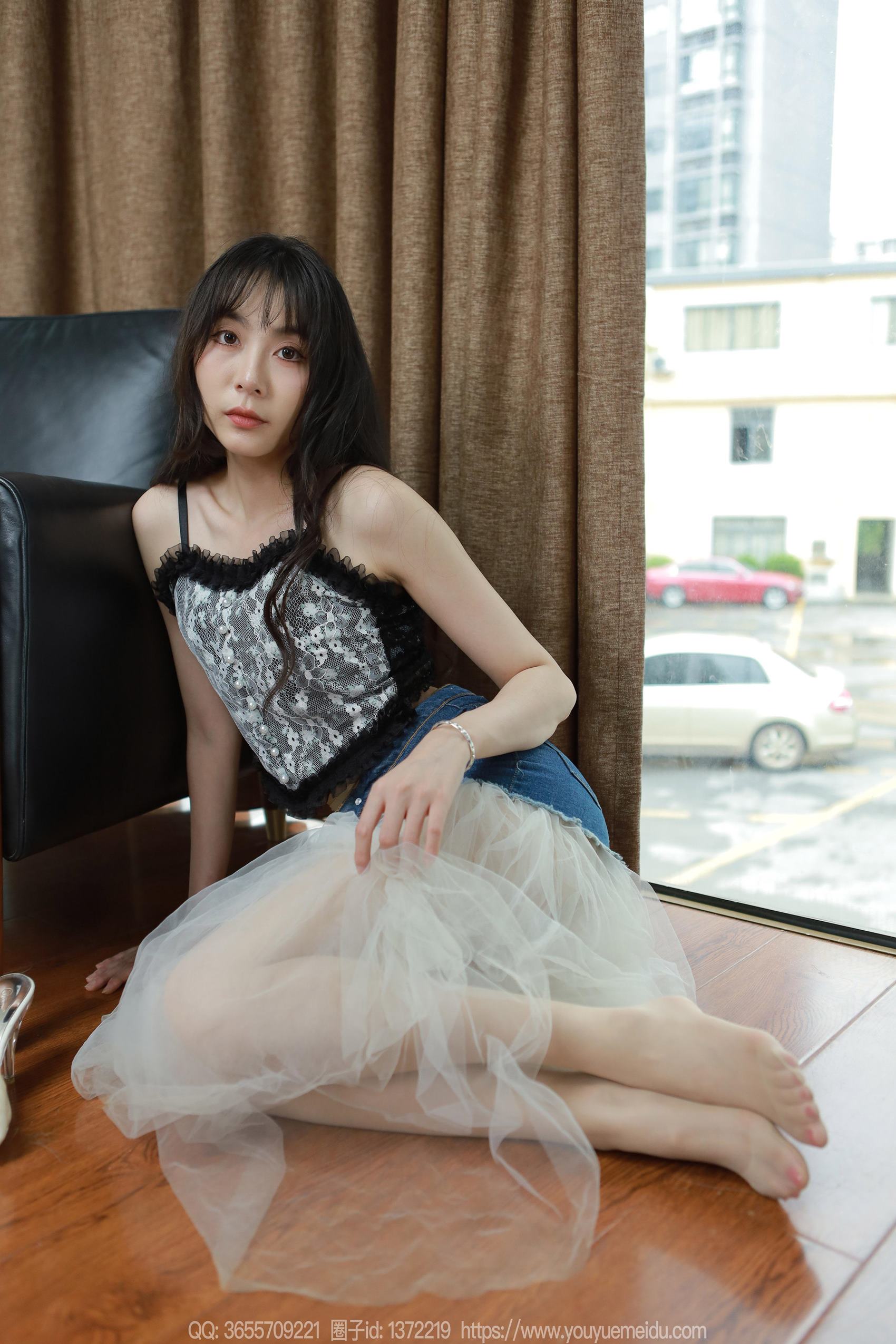 图片[58]-[IESS异思趣向] 2024.04.28 丝享家1727：团团《长腿白纱》[86P] – 速更版-美库