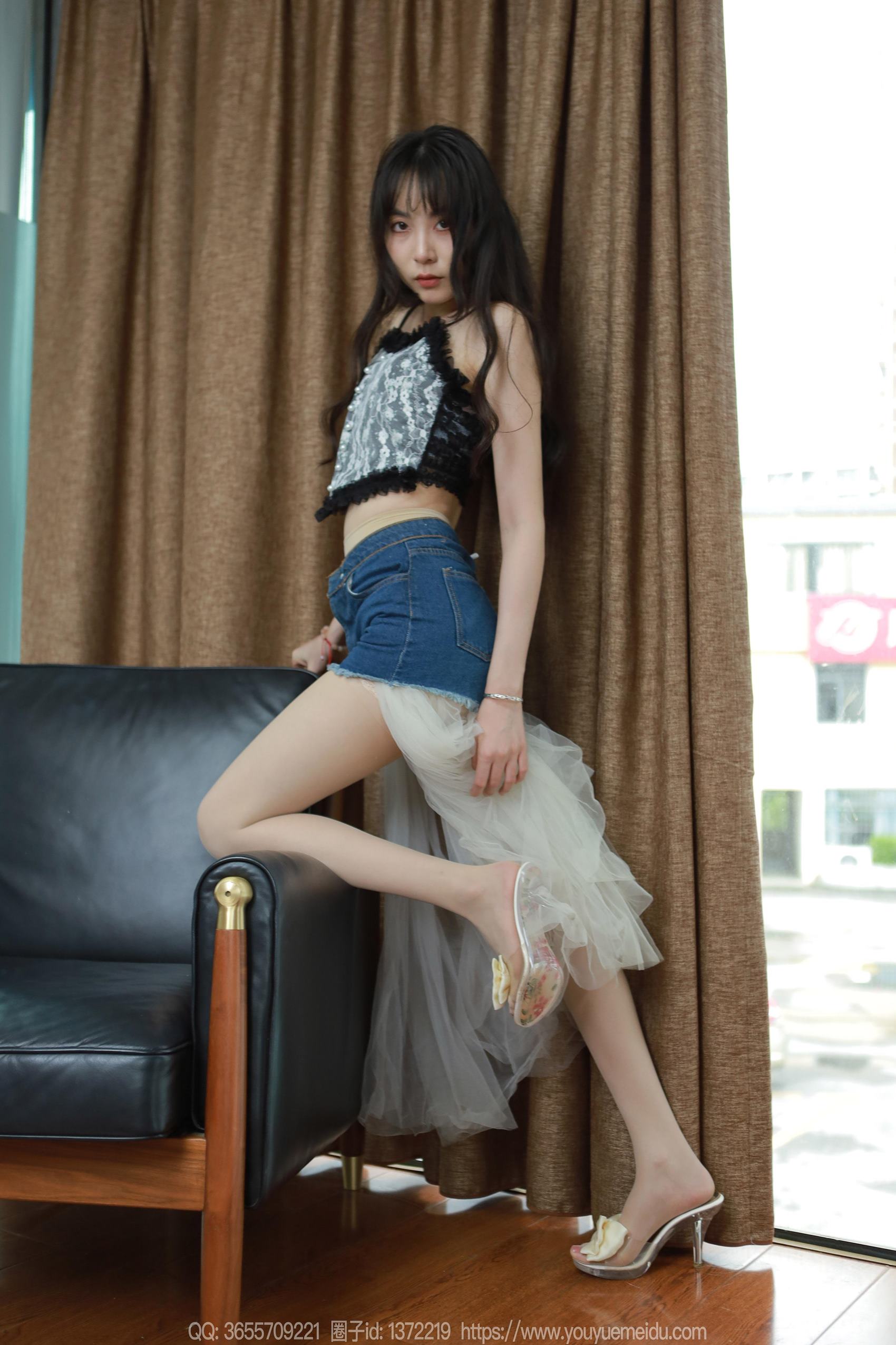 图片[83]-[IESS异思趣向] 2024.04.28 丝享家1727：团团《长腿白纱》[86P] – 速更版-美库