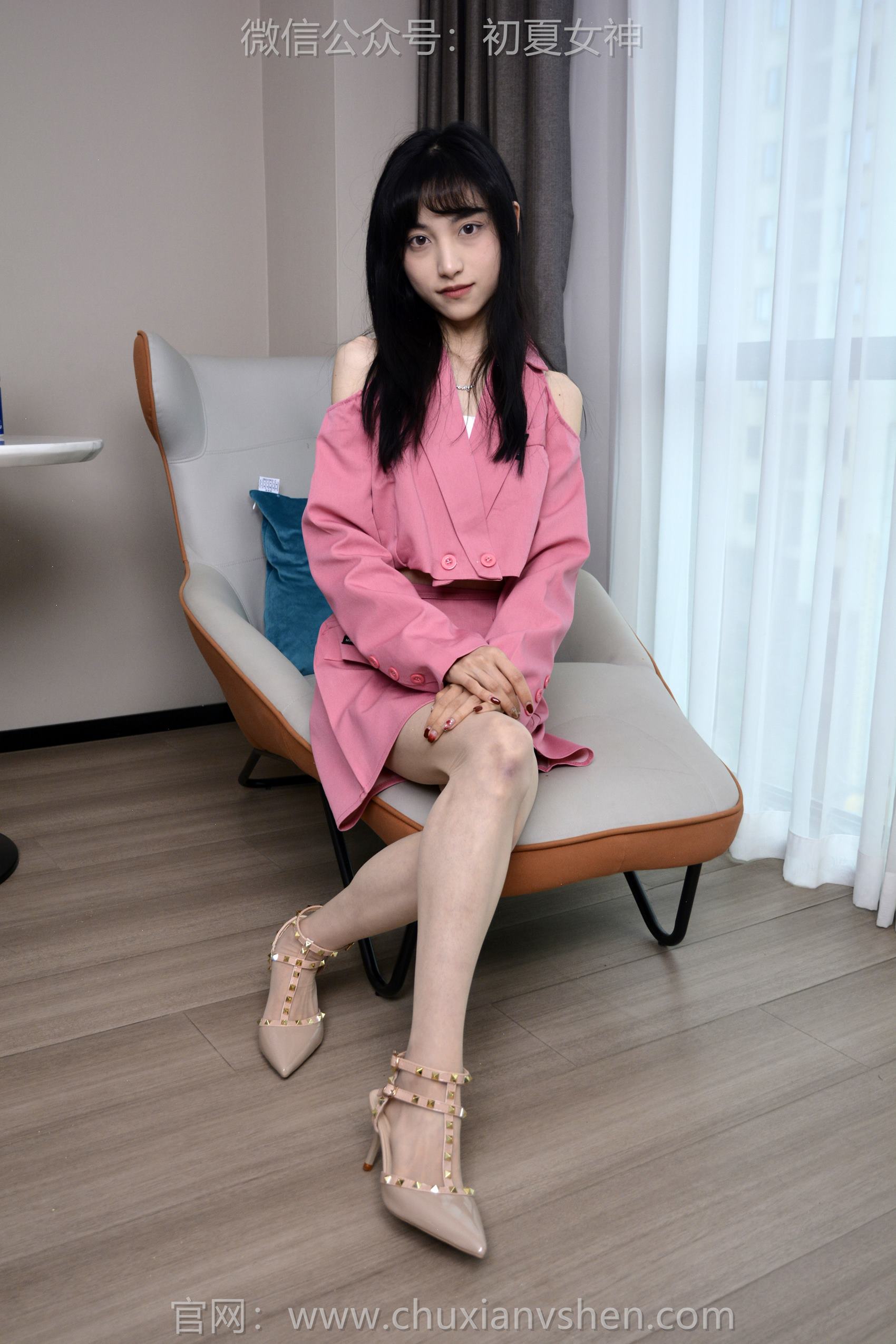 图片[10]-初夏女神 NO.139 柒柒 粉红回忆[140P] – 速更版-美库