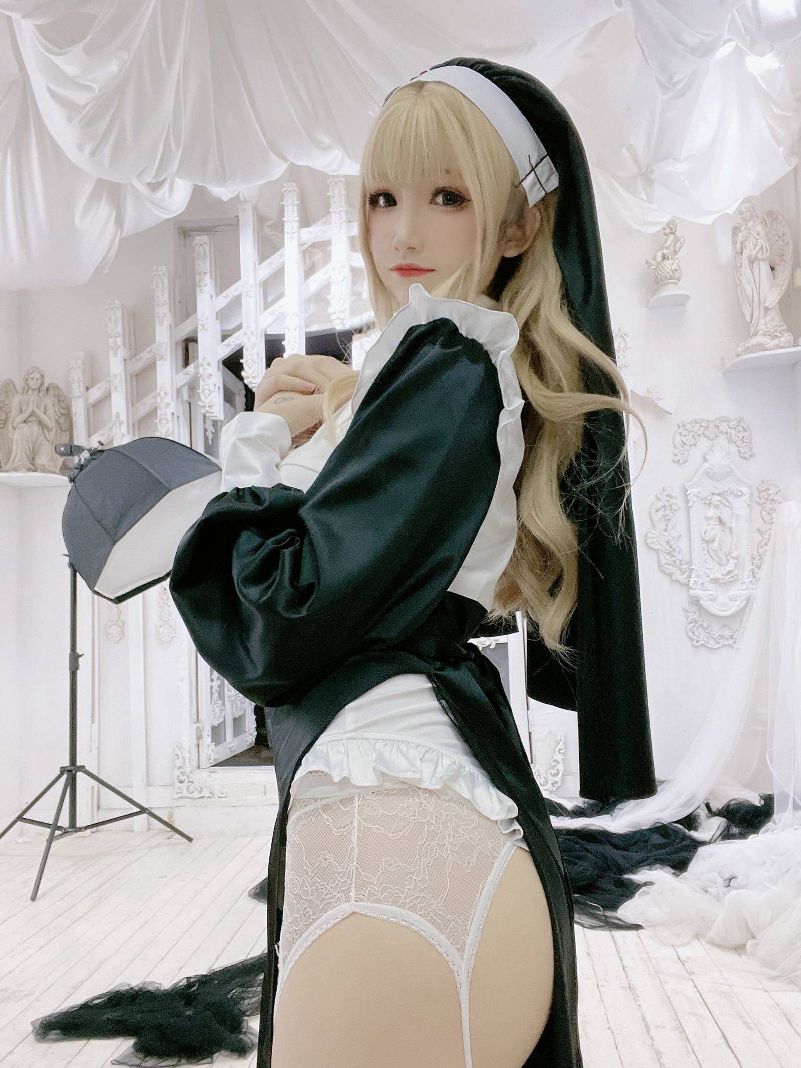 图片[29]-Coser衣衣  – 修女[54P] – 速更版-美库