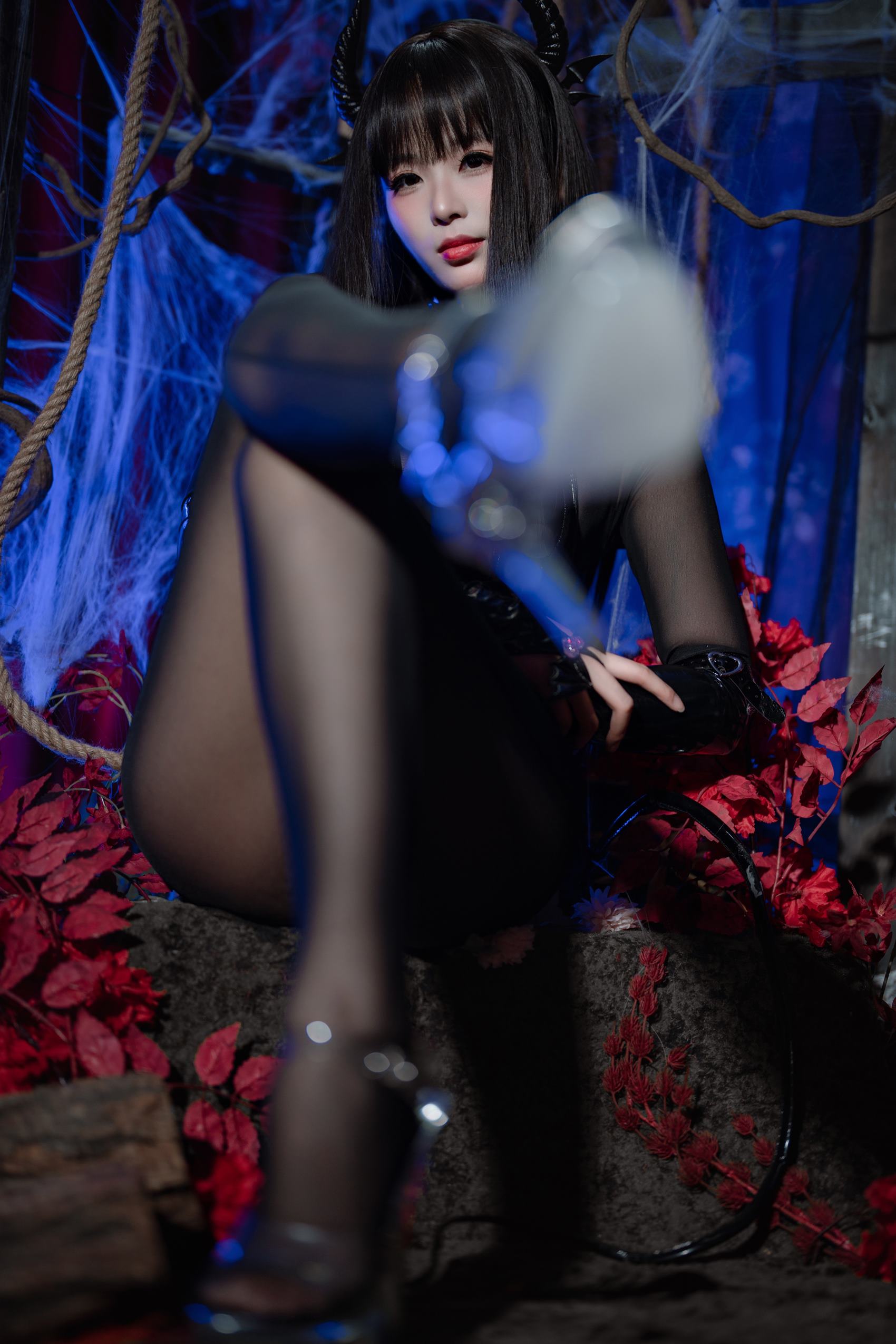 图片[18]-轩萧学姐  – 万圣节魅魔[92P] – 速更版-美库