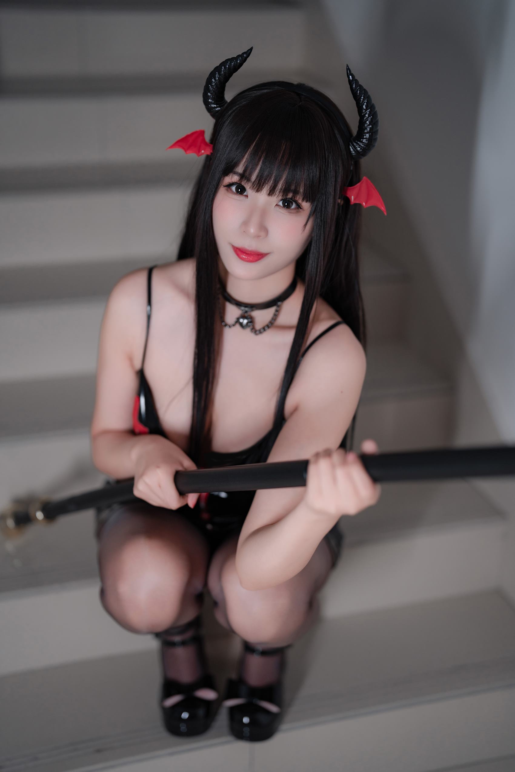 图片[82]-轩萧学姐  – 万圣节魅魔[92P] – 速更版-美库