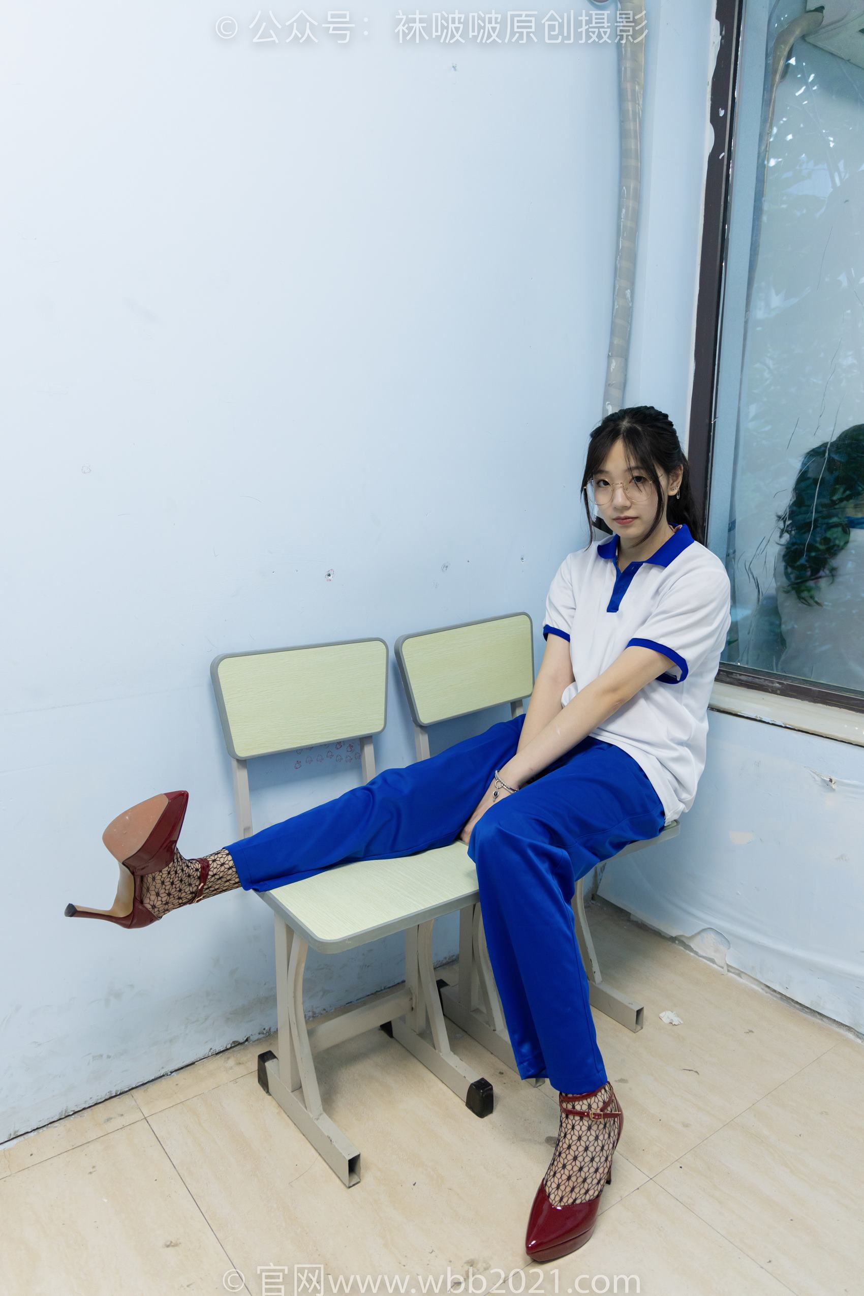 图片[48]-[BoBoSocks袜啵啵]NO.375 小甜豆-高跟鞋、黑色蕾丝网袜、校服裤里丝[159P] – 速更版-美库