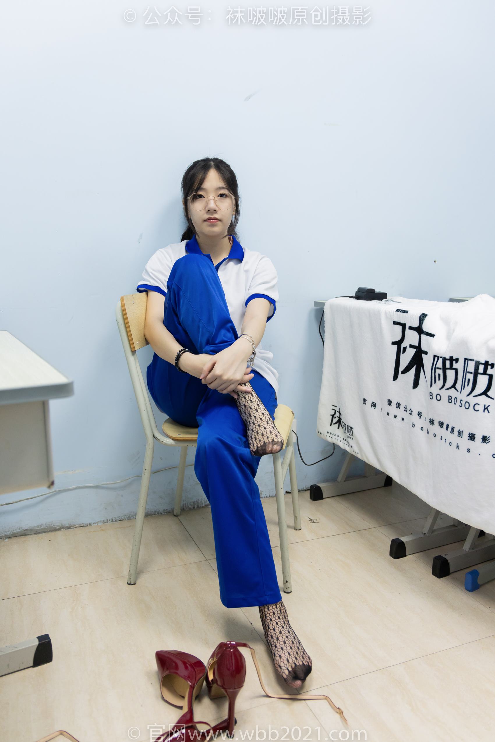 图片[108]-[BoBoSocks袜啵啵]NO.375 小甜豆-高跟鞋、黑色蕾丝网袜、校服裤里丝[159P] – 速更版-美库