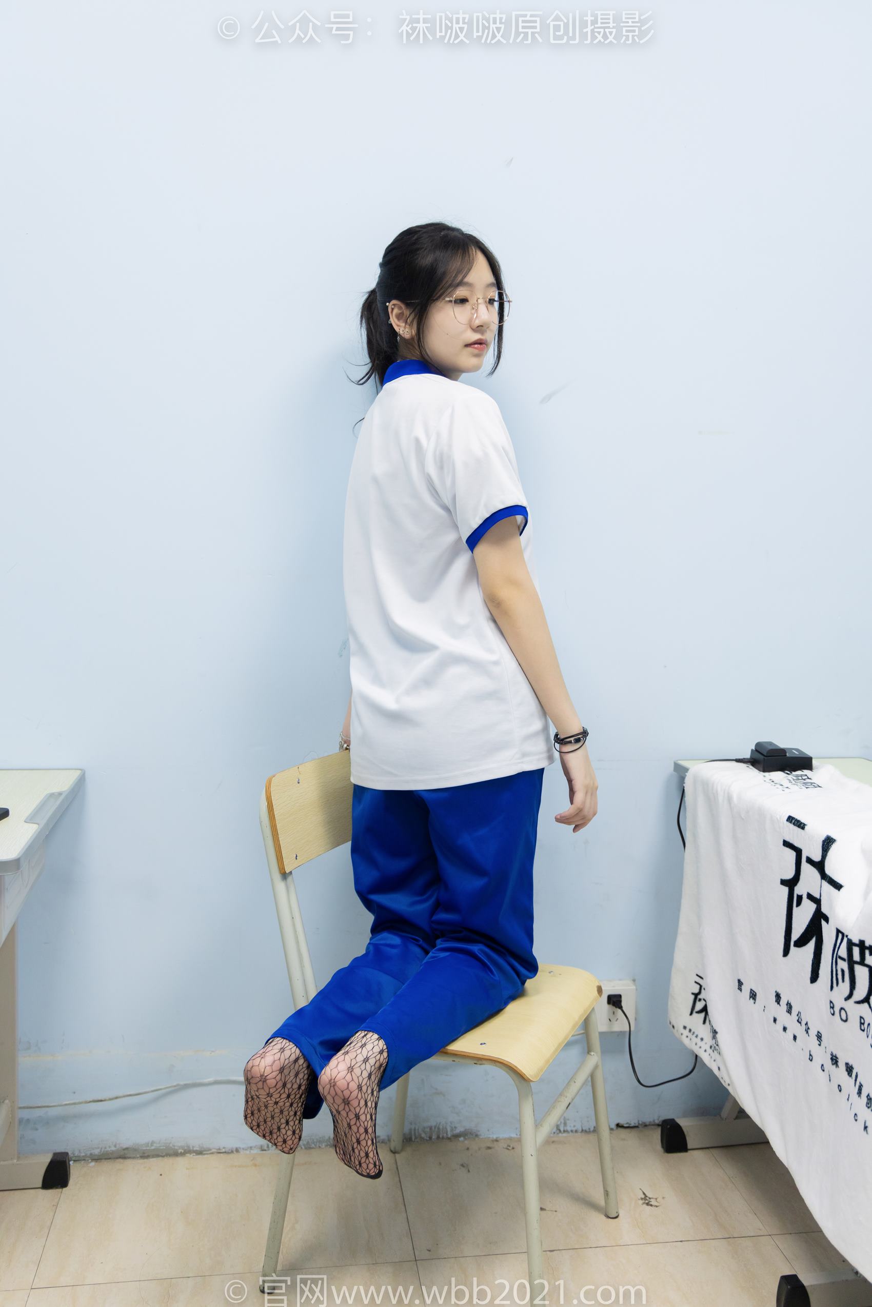 图片[118]-[BoBoSocks袜啵啵]NO.375 小甜豆-高跟鞋、黑色蕾丝网袜、校服裤里丝[159P] – 速更版-美库