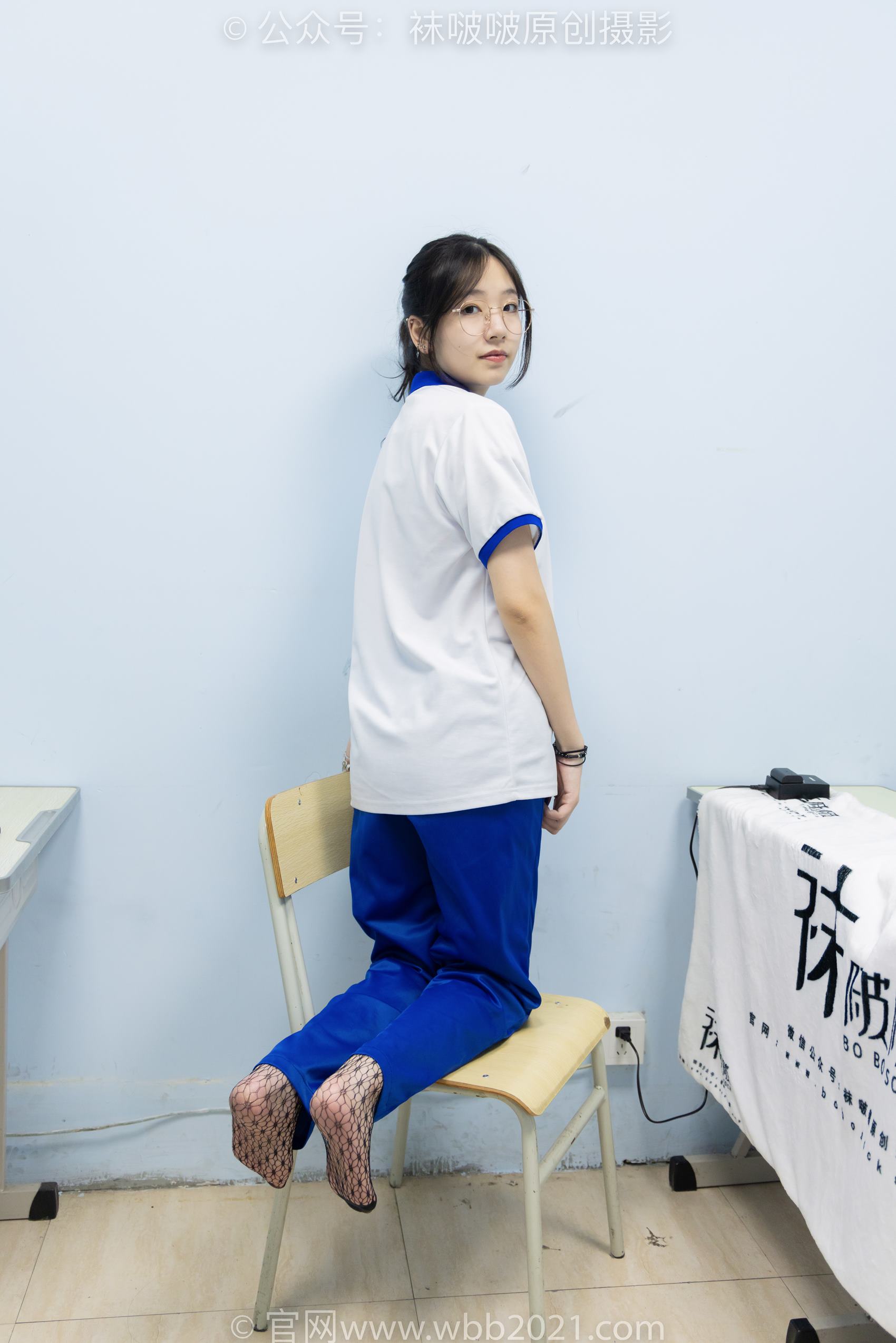 图片[119]-[BoBoSocks袜啵啵]NO.375 小甜豆-高跟鞋、黑色蕾丝网袜、校服裤里丝[159P] – 速更版-美库