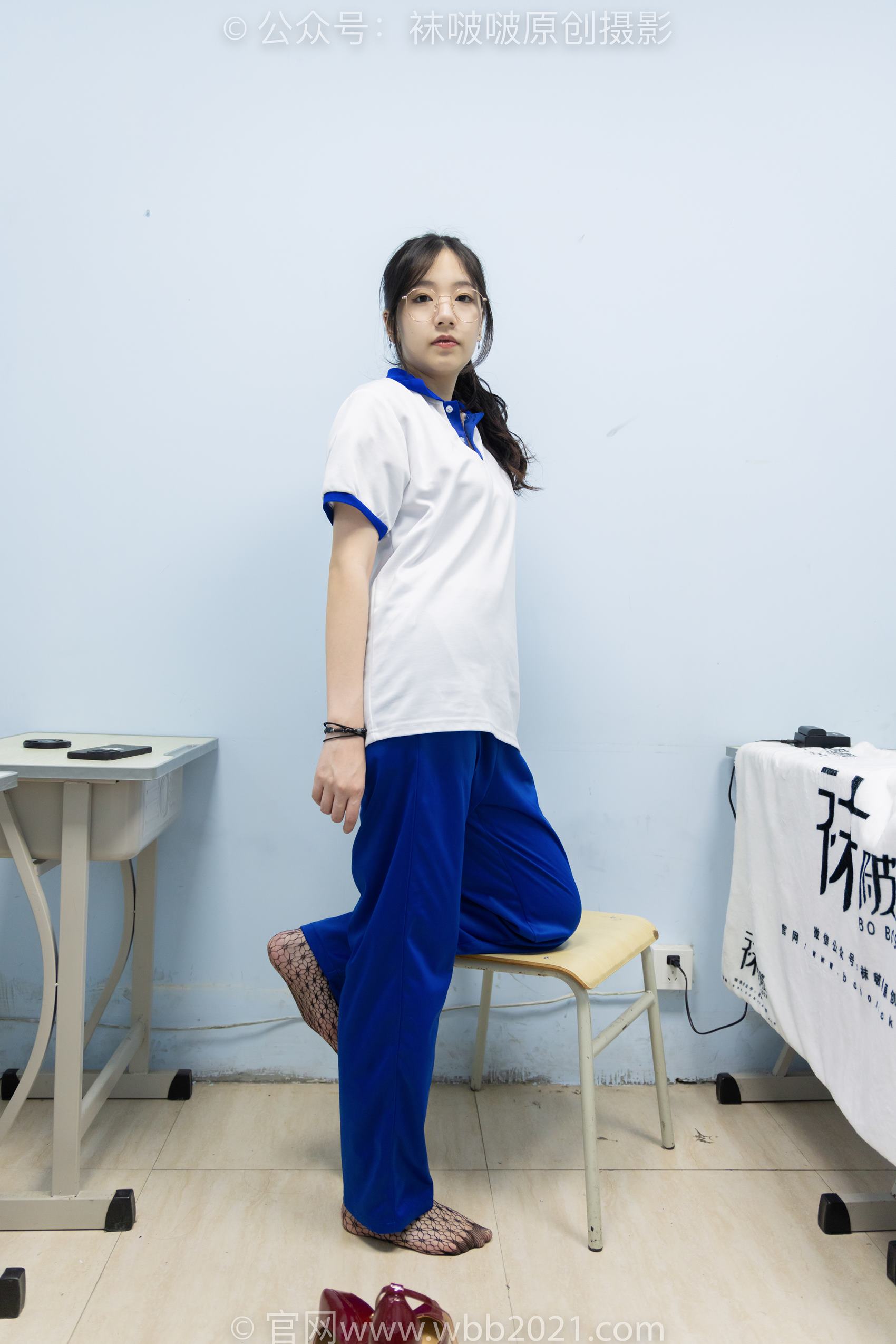 图片[120]-[BoBoSocks袜啵啵]NO.375 小甜豆-高跟鞋、黑色蕾丝网袜、校服裤里丝[159P] – 速更版-美库