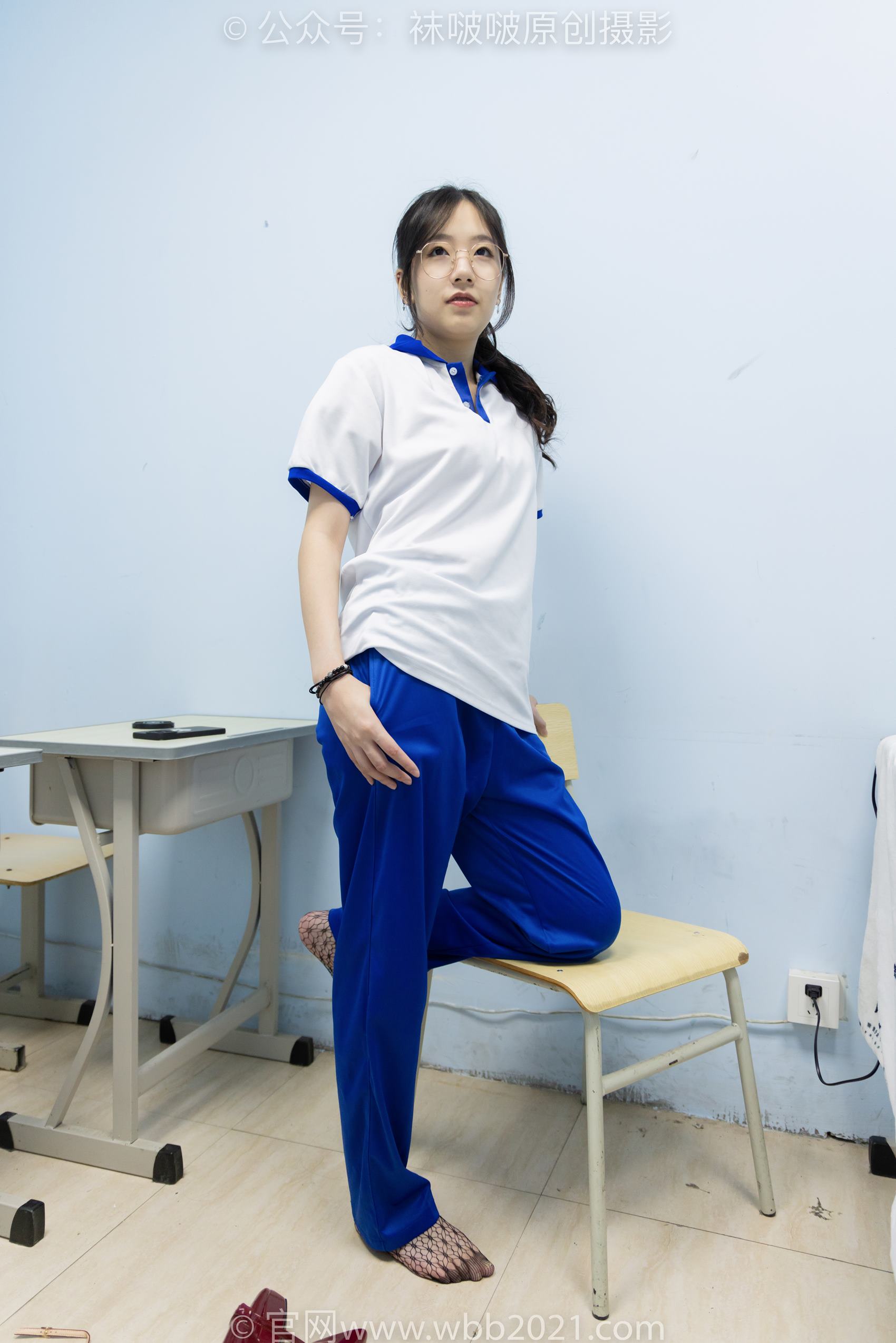 图片[121]-[BoBoSocks袜啵啵]NO.375 小甜豆-高跟鞋、黑色蕾丝网袜、校服裤里丝[159P] – 速更版-美库