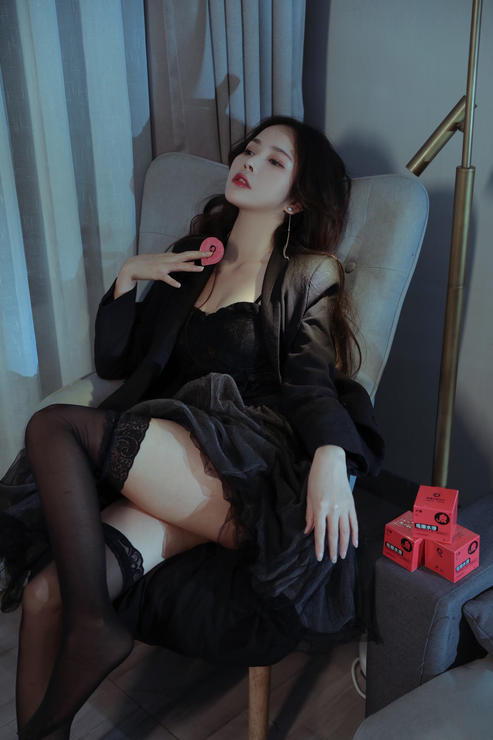 图片[11]-苏嫣嫣阿姨  – 黑色御姐风格大象[27P] – 速更版-美库